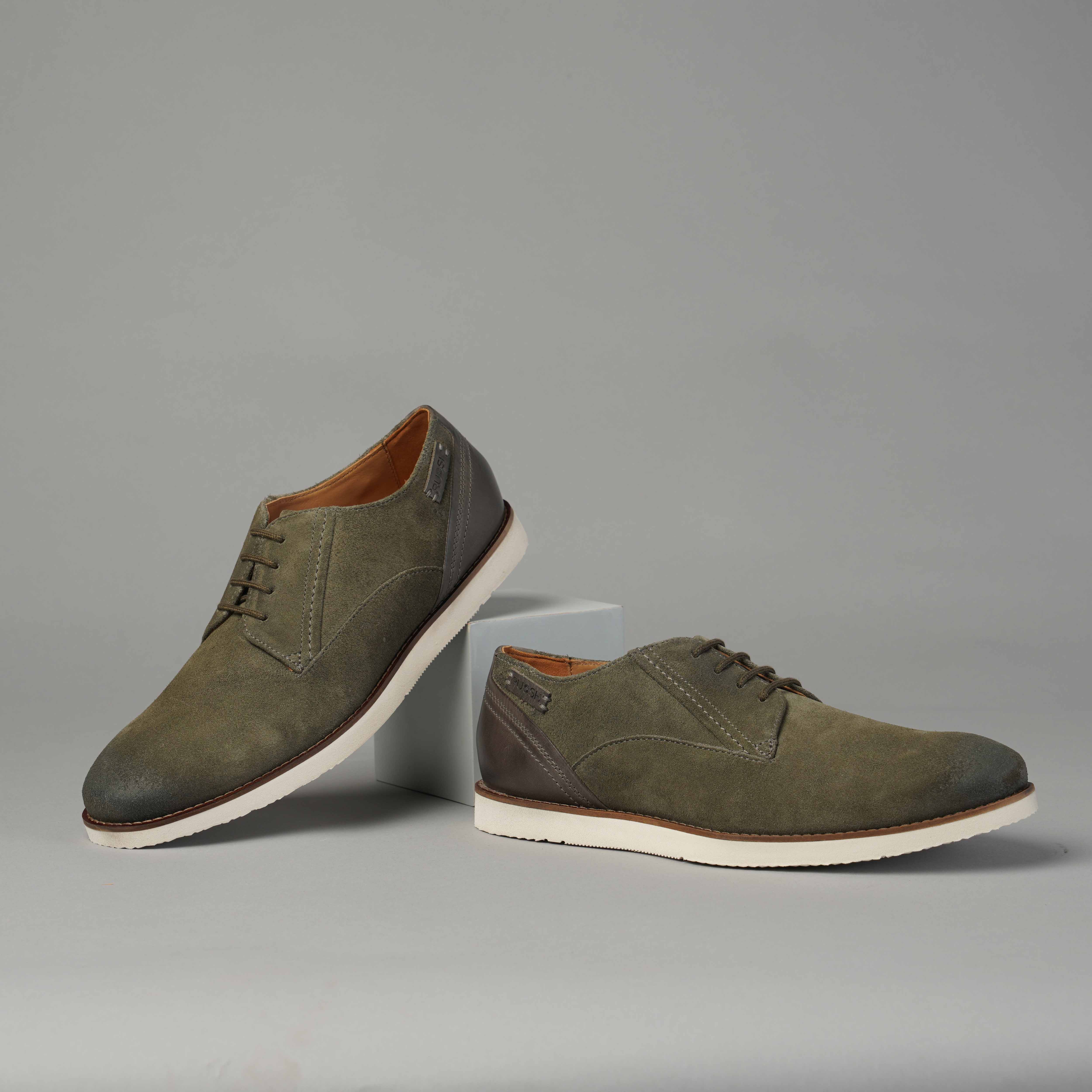 The Nice Ruosh Men Olive Green Casual Sneaker