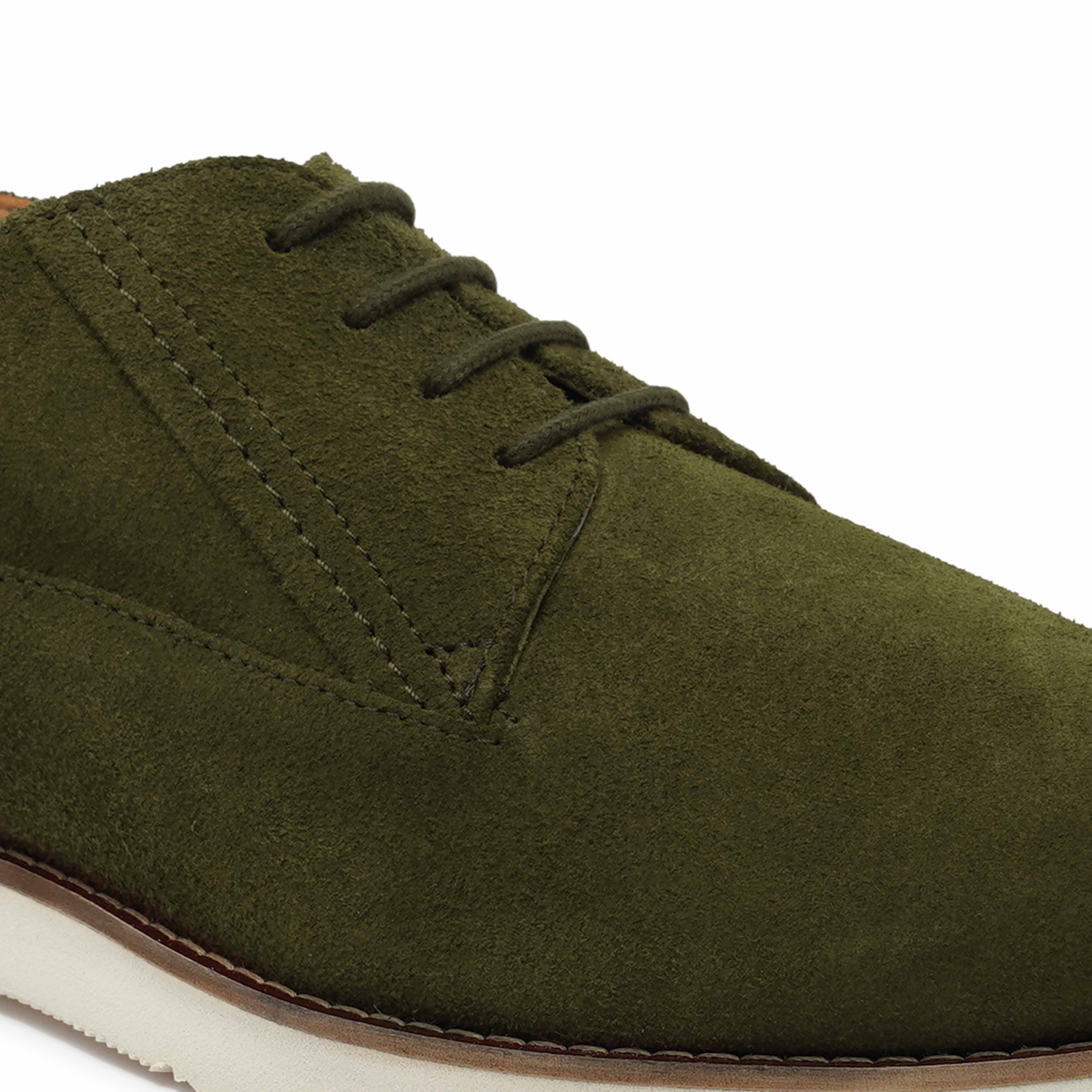 The Nice Ruosh Men Olive Green Casual Sneaker