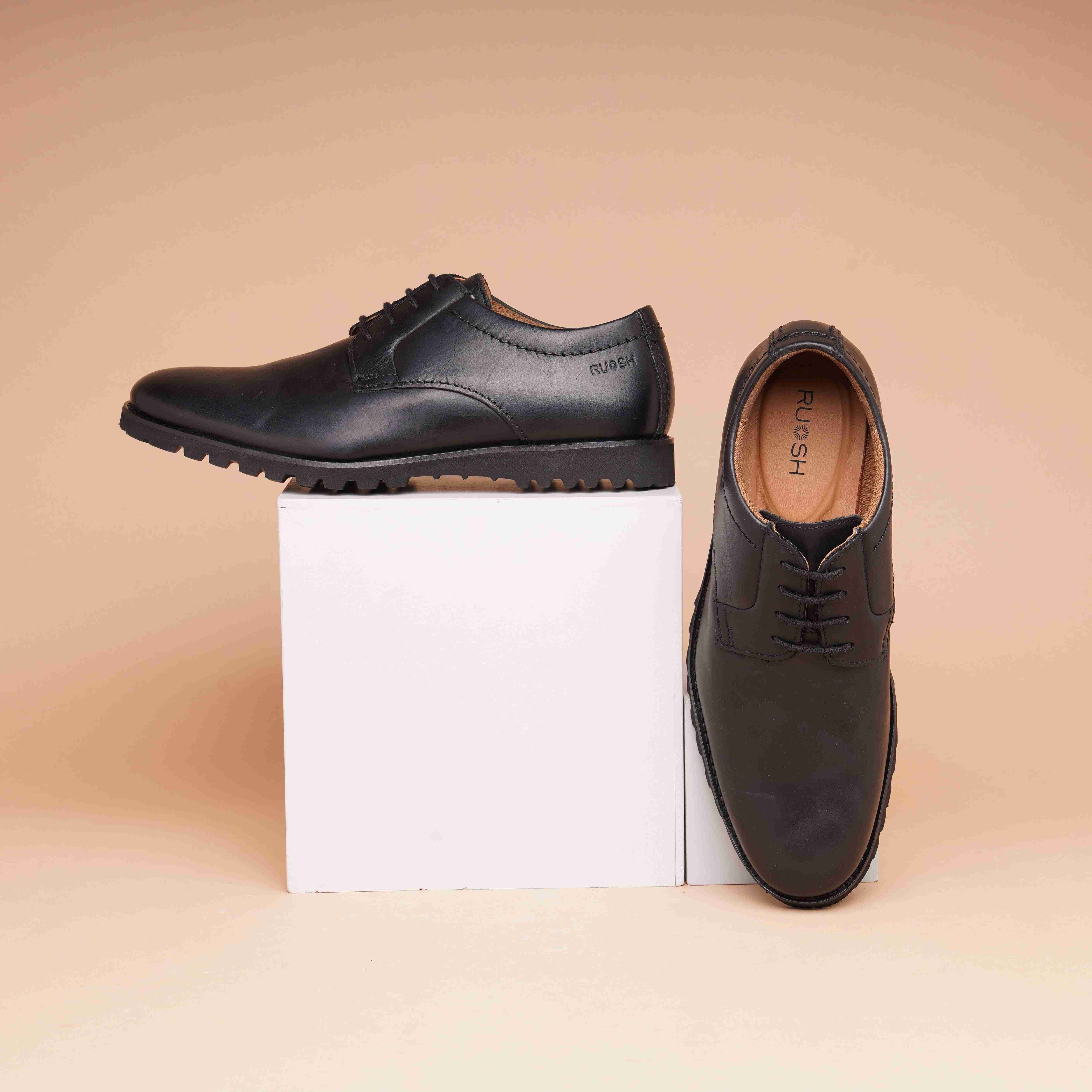 The Otes Ruosh Men Black Casual Boot