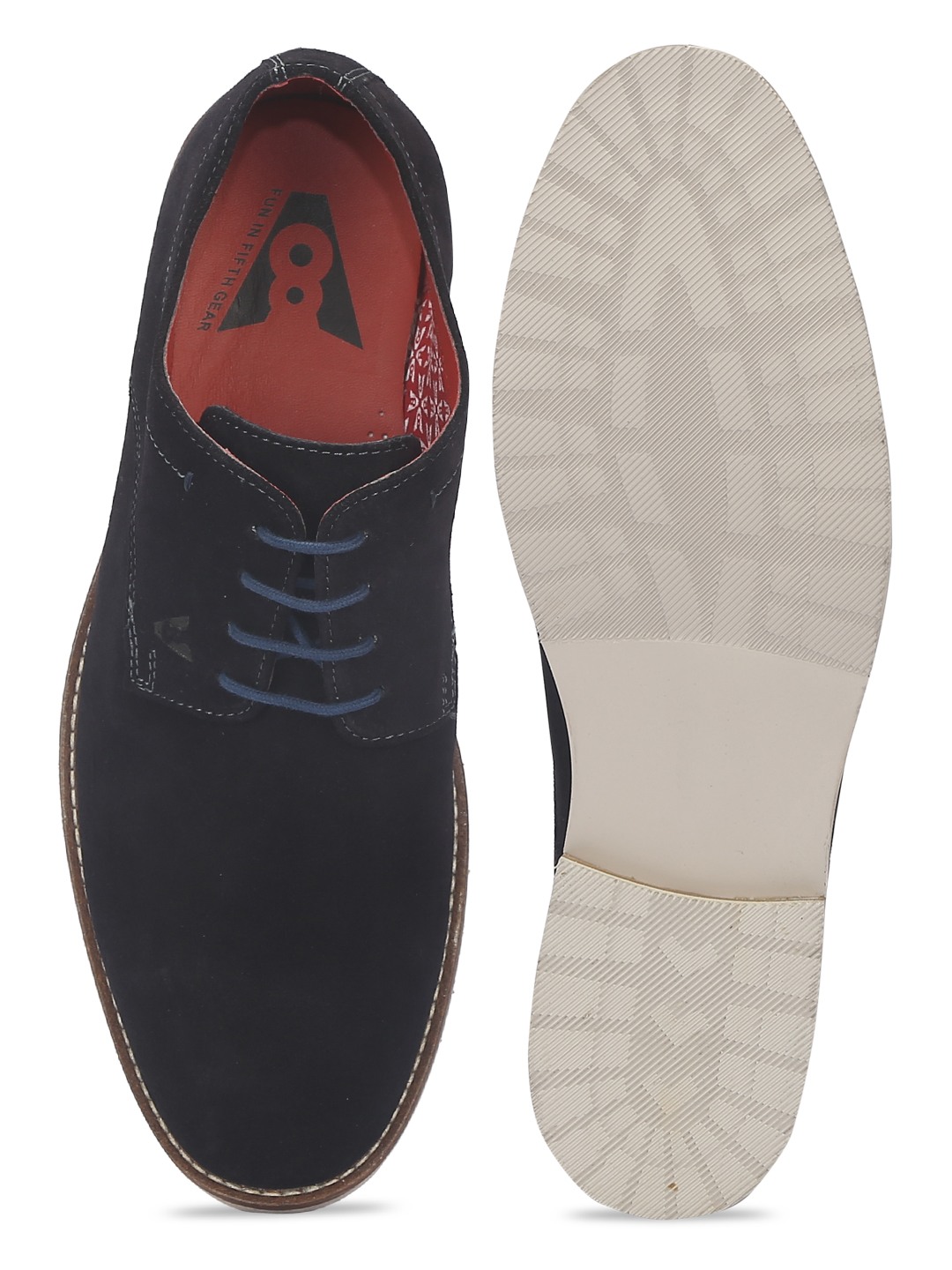 Blue Casual Lace-ups
