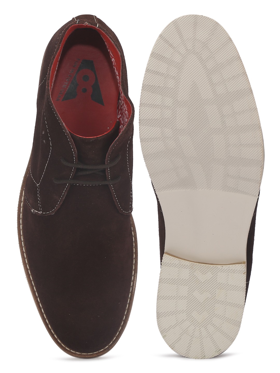 Brown Casual Lace-ups