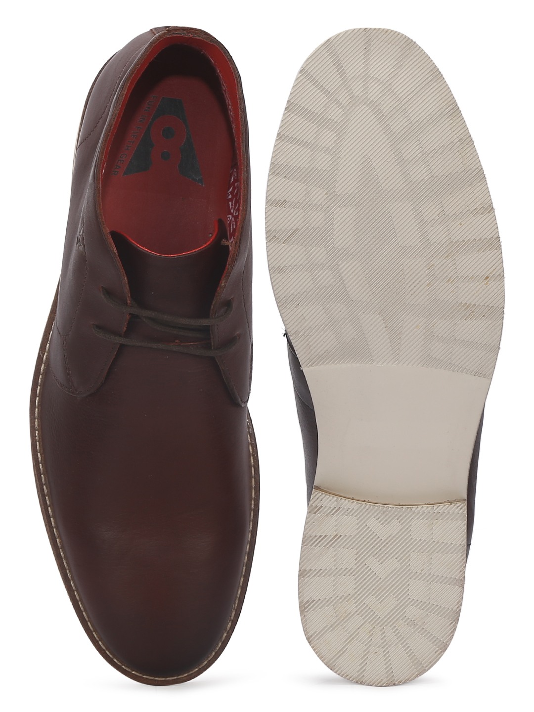 Brown Casual Lace-ups