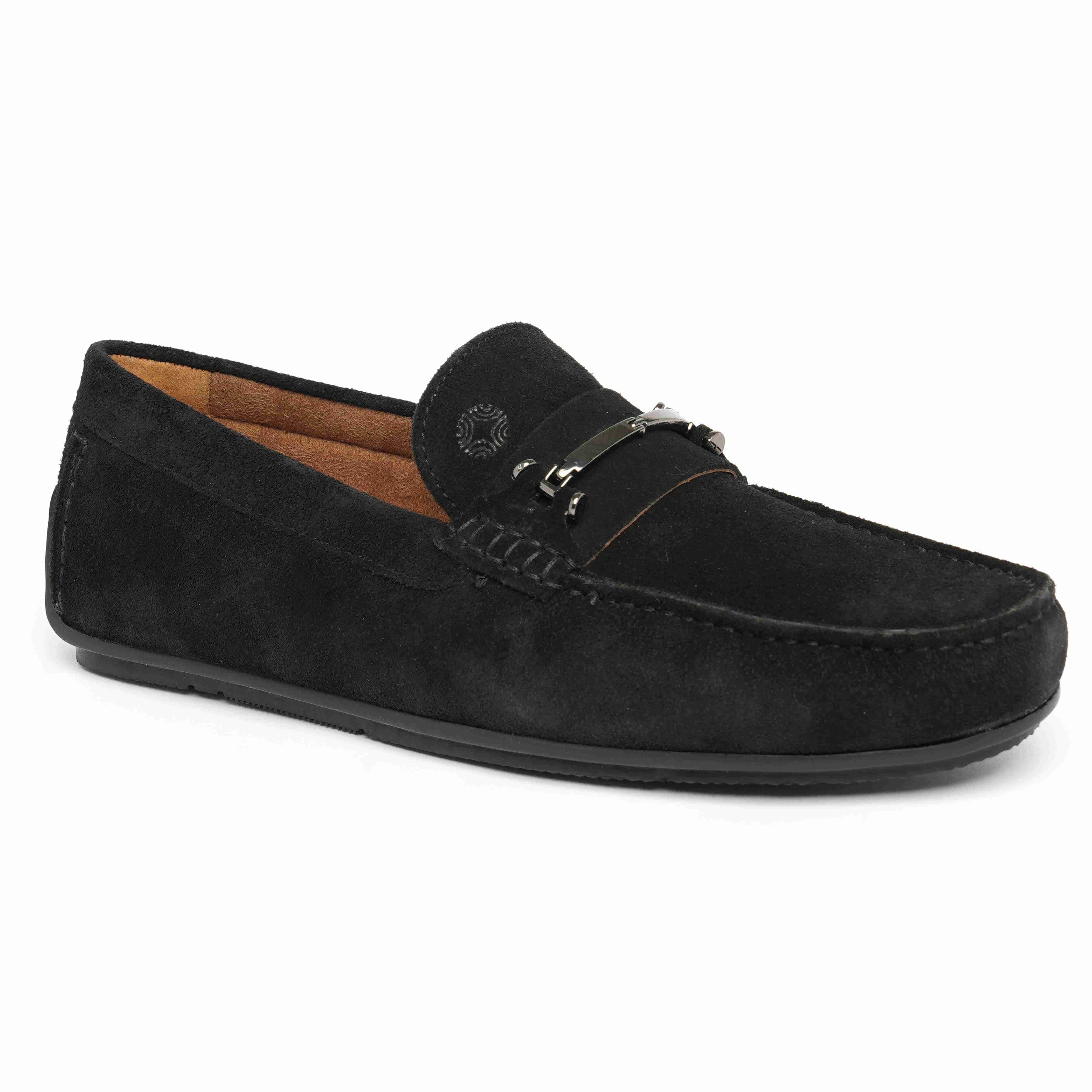 The Macau Ruosh Men Black Nubuck Driver