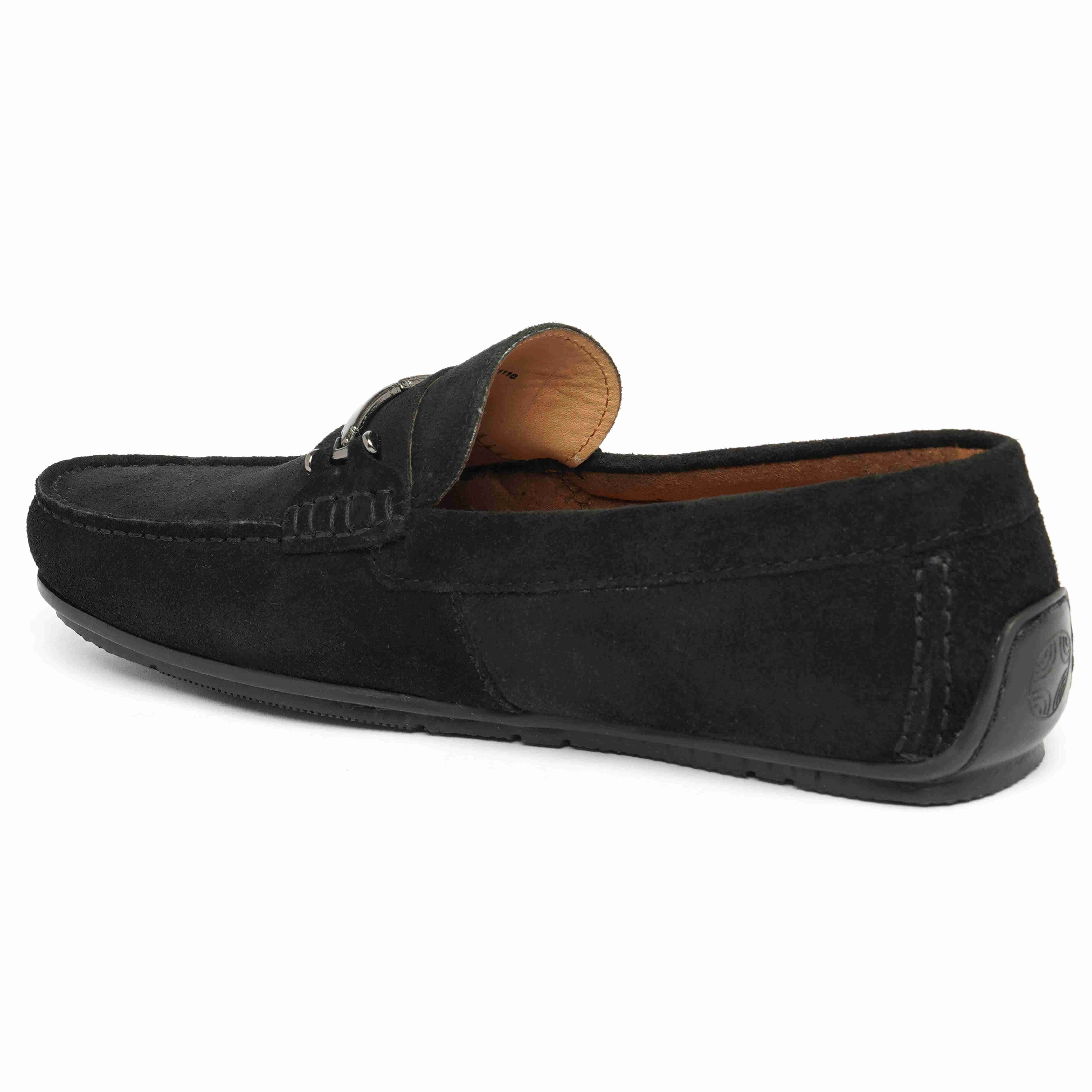 The Macau Ruosh Men Black Nubuck Driver