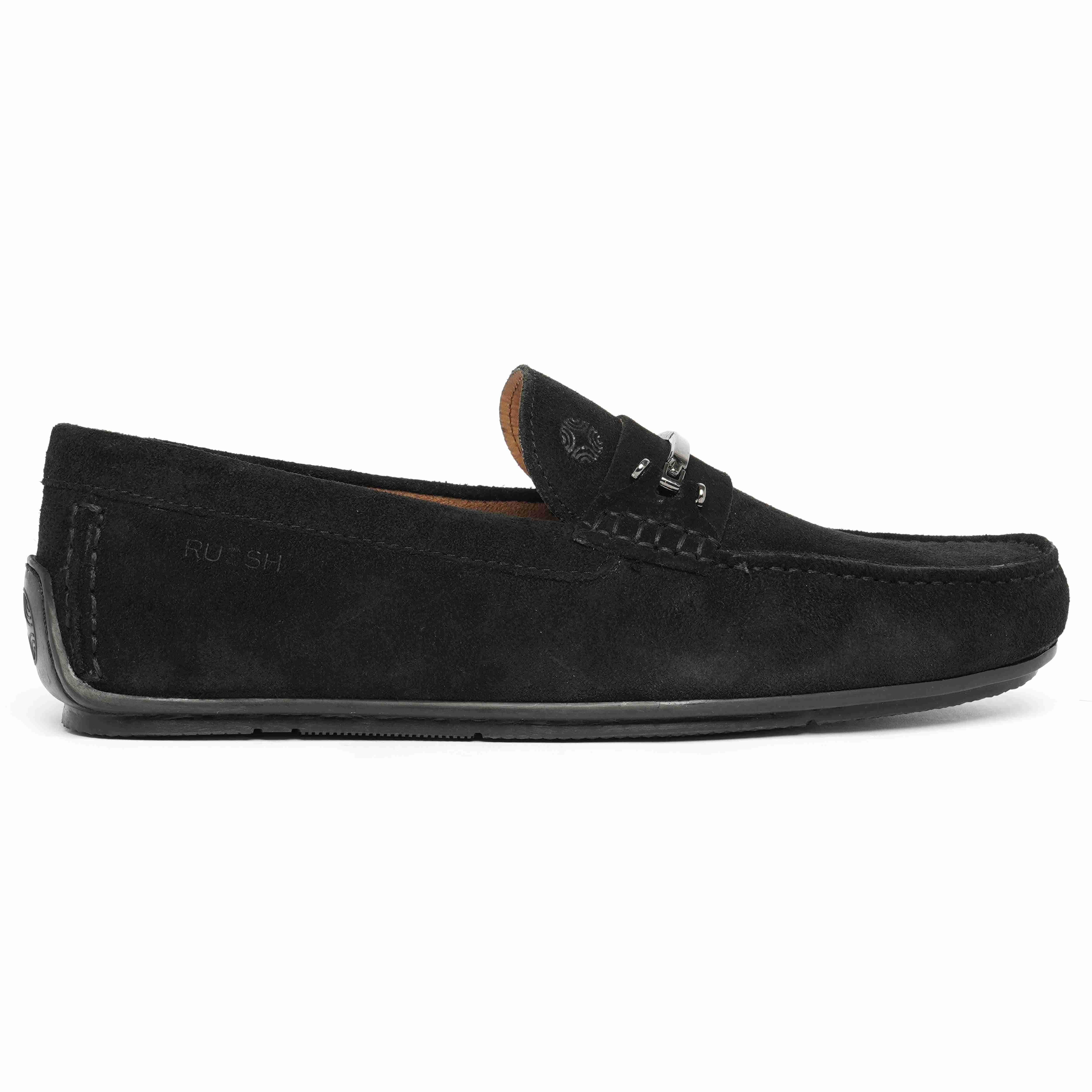 The Macau Ruosh Men Black Nubuck Driver