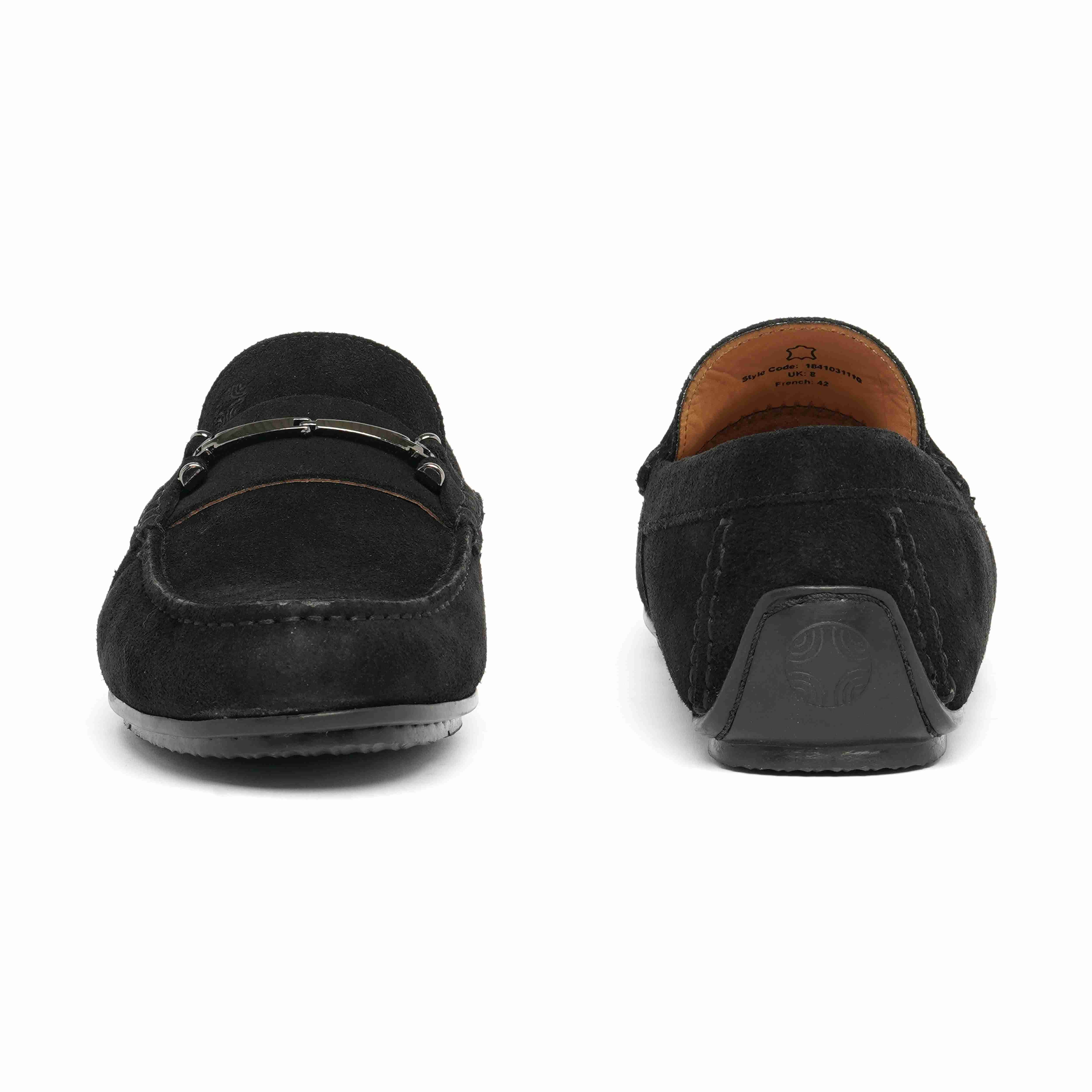 The Macau Ruosh Men Black Nubuck Driver