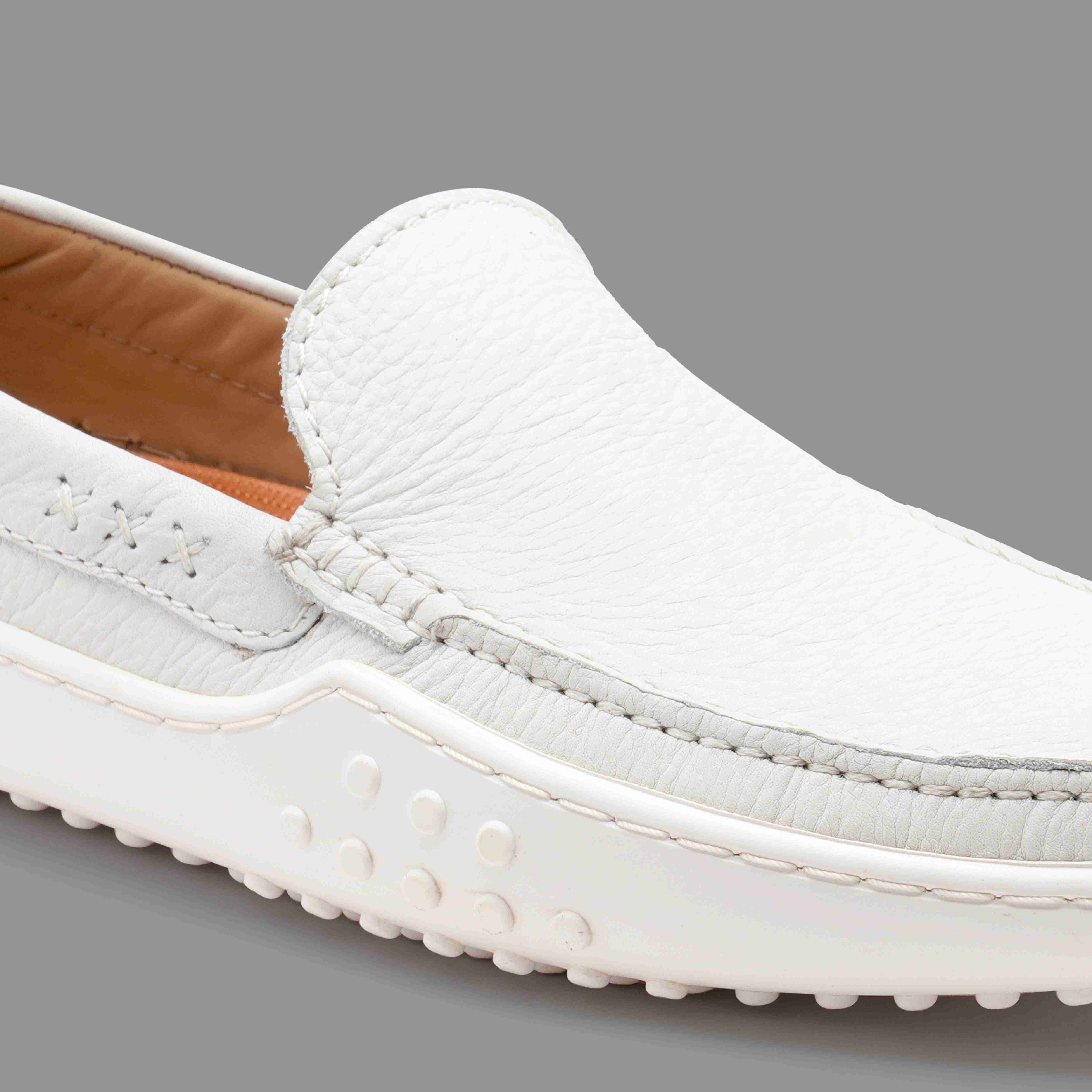 The Lenar2 Ruosh Men White Casual Driver