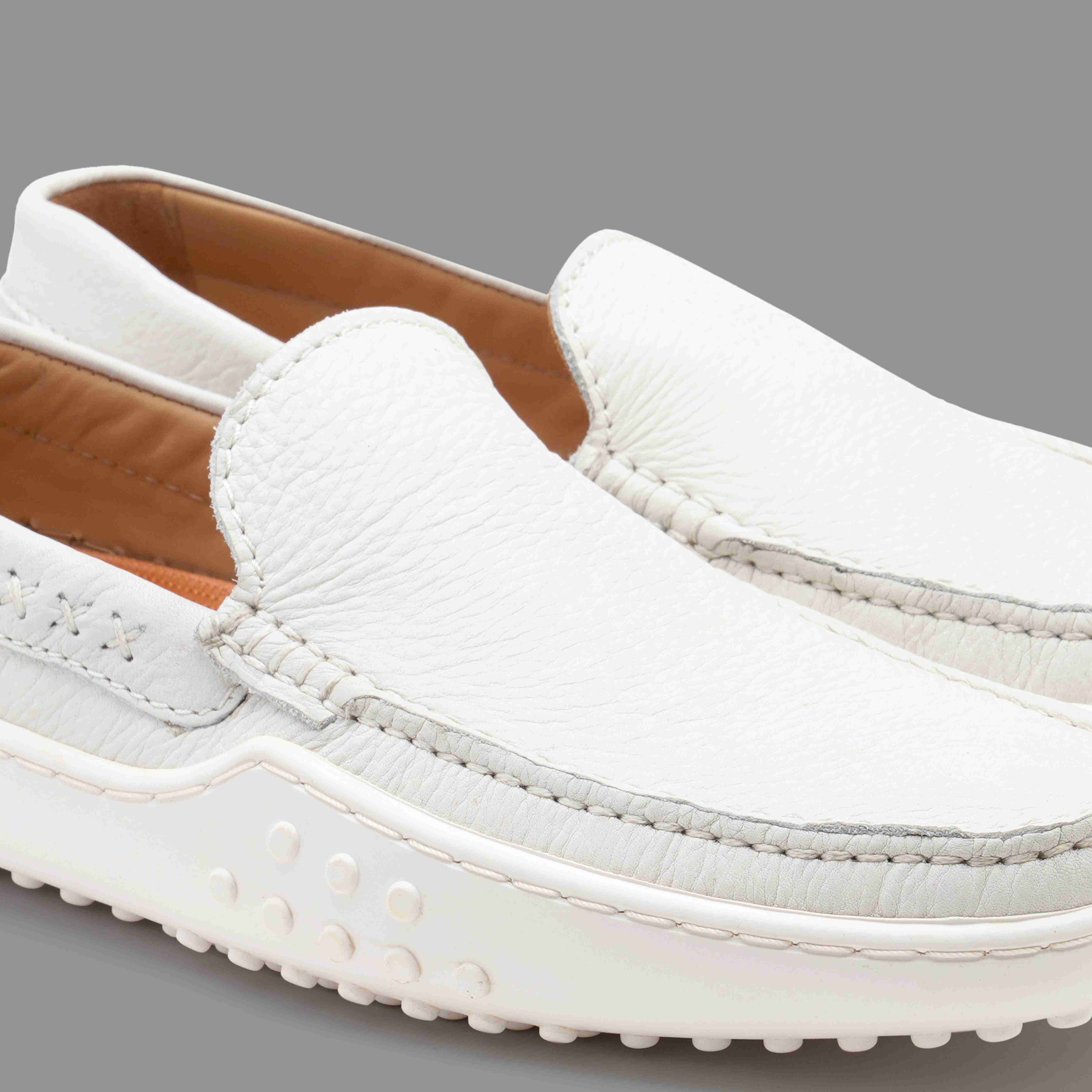 The Lenar2 Ruosh Men White Casual Driver