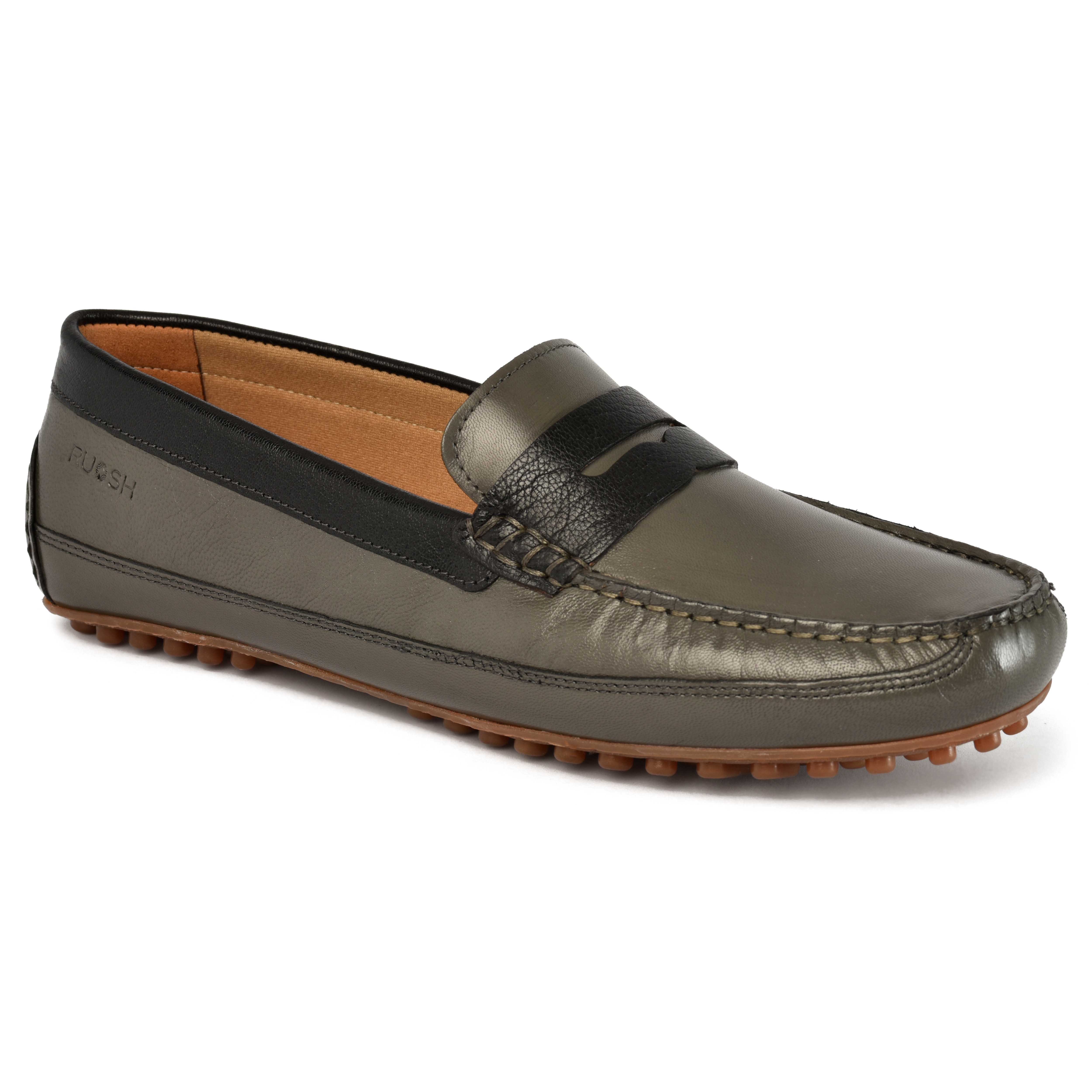 The Oman Ruosh Men Grey Casual Loafer