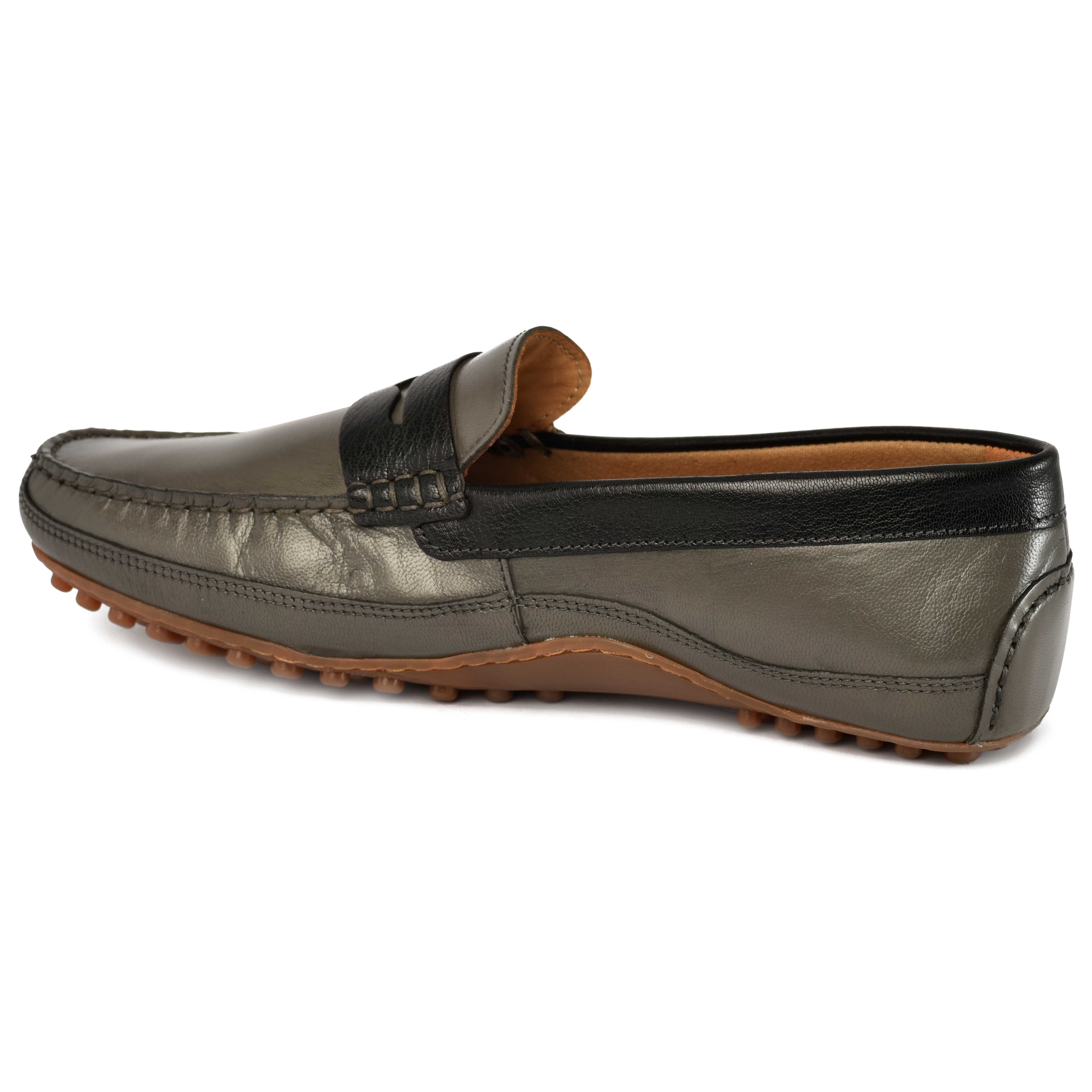 The Oman Ruosh Men Grey Casual Loafer