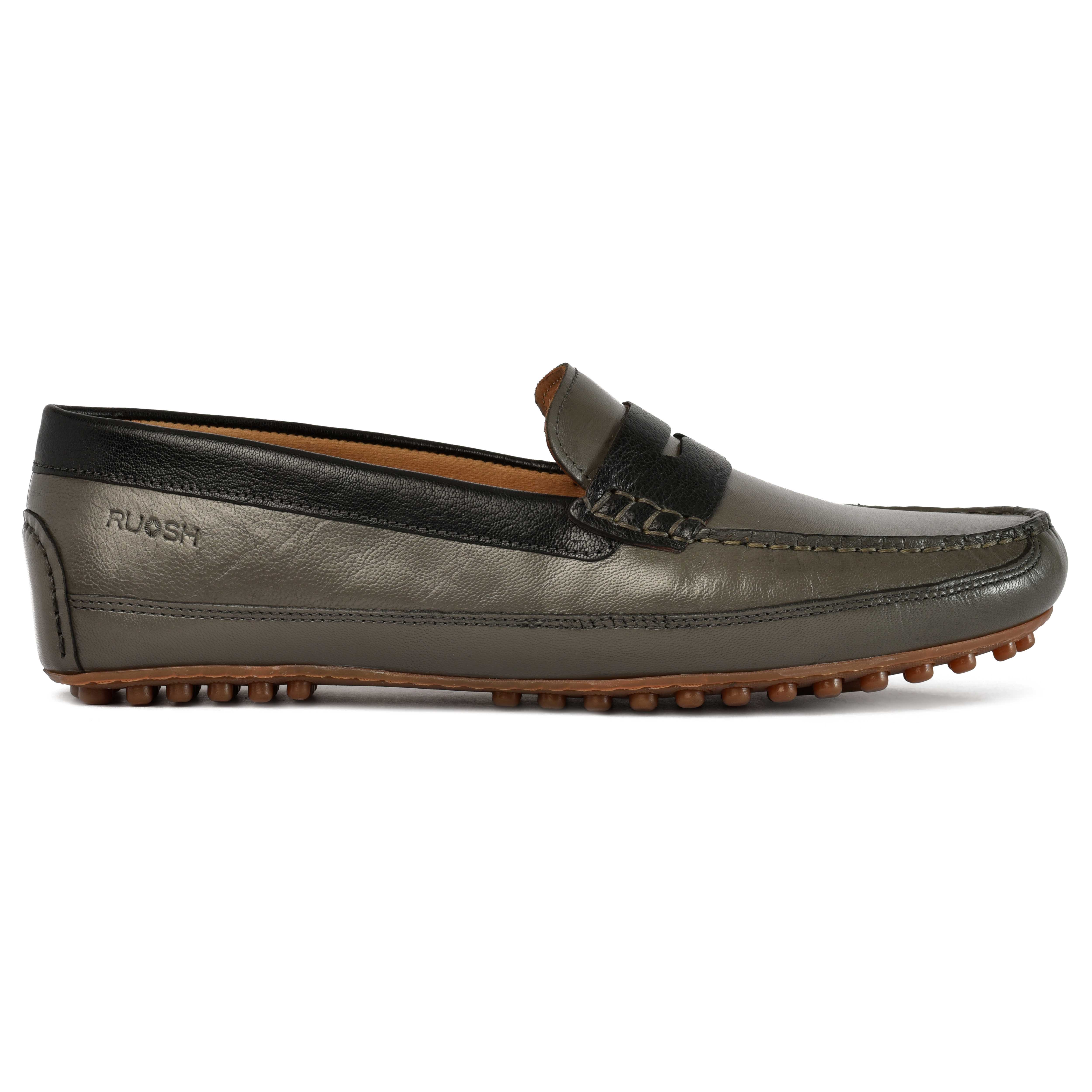 The Oman Ruosh Men Grey Casual Loafer