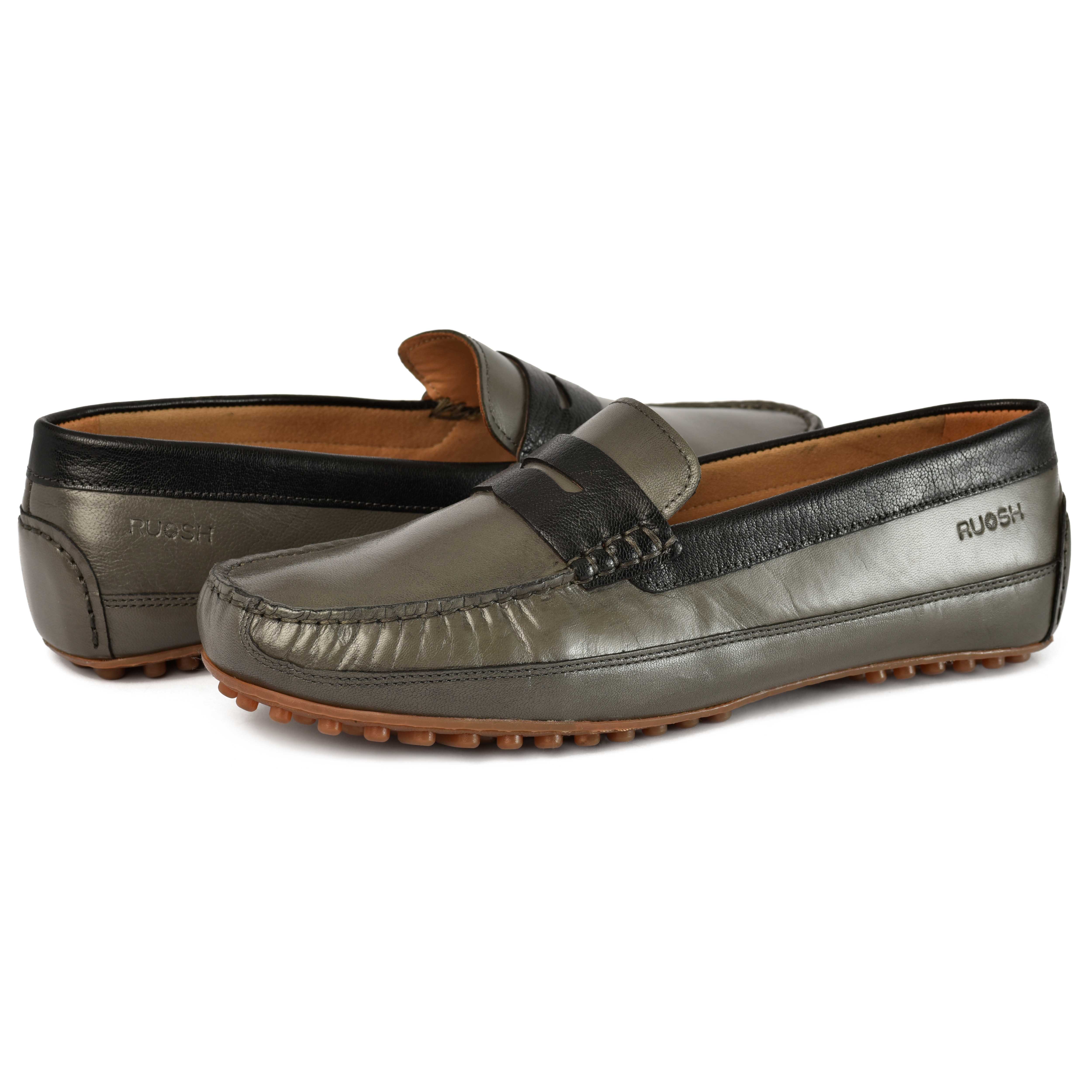 The Oman Ruosh Men Grey Casual Loafer