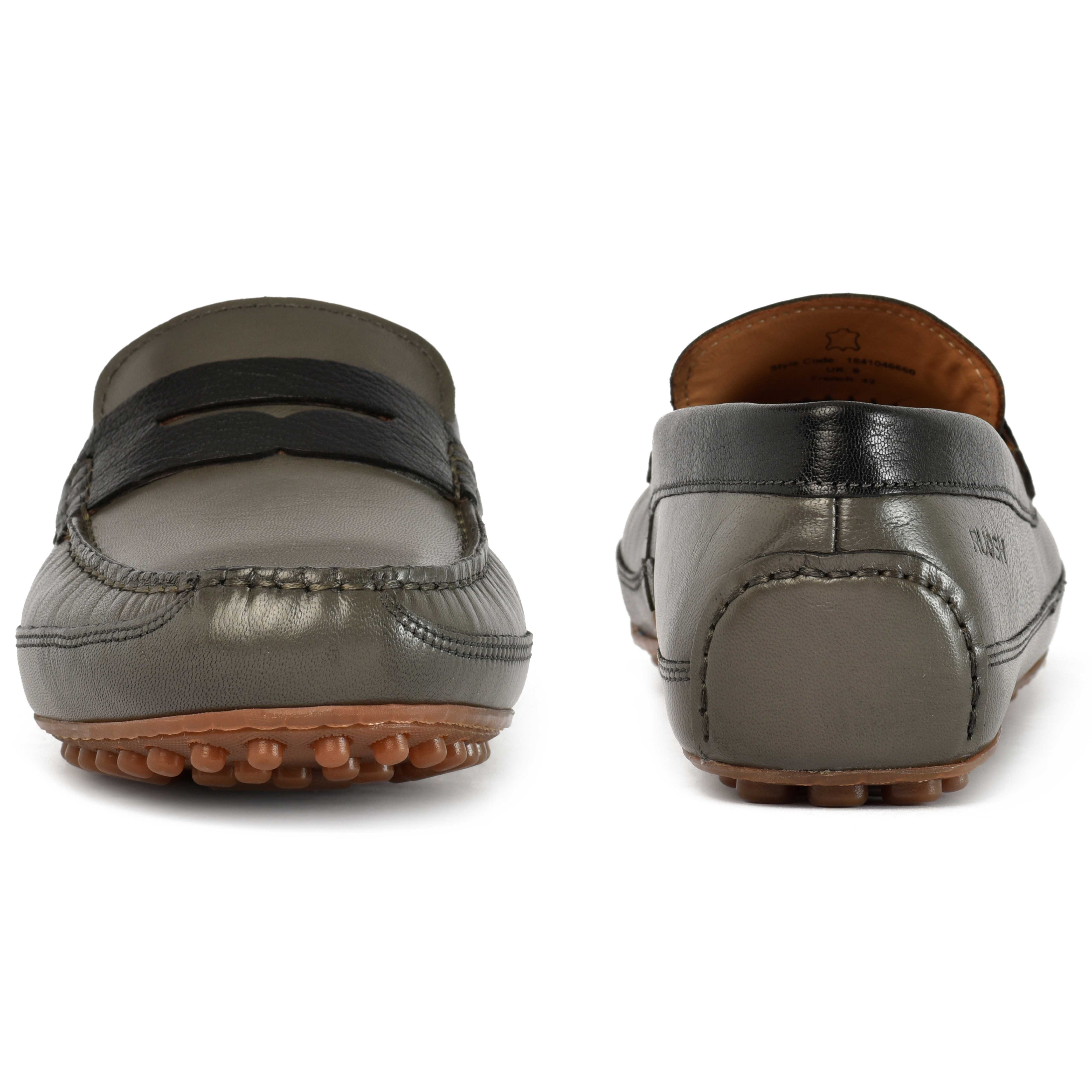 The Oman Ruosh Men Grey Casual Loafer