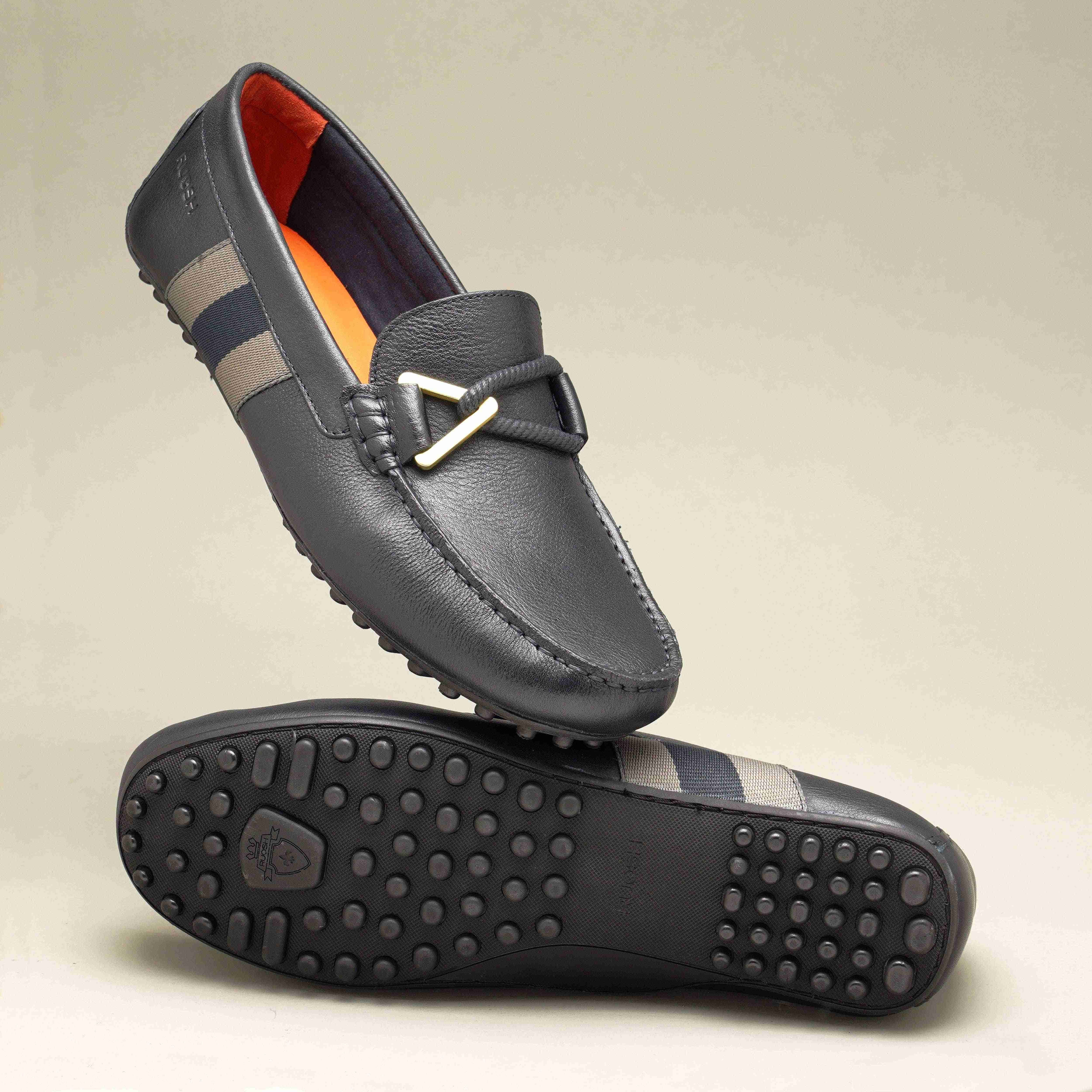 The Oman Vaks Ruosh Men Navy Casual Loafer