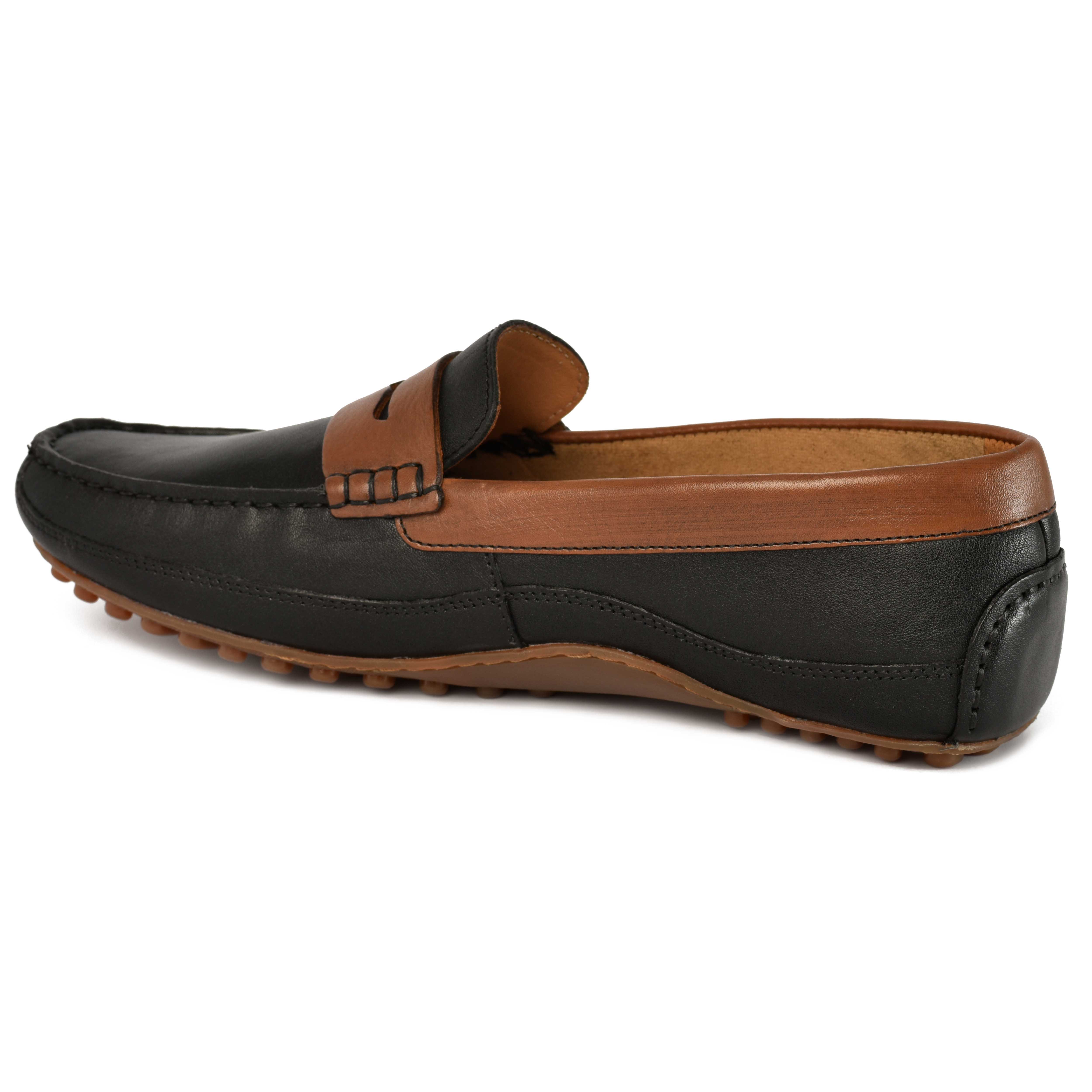 The Oman Ruosh Men Black Casual Loafer