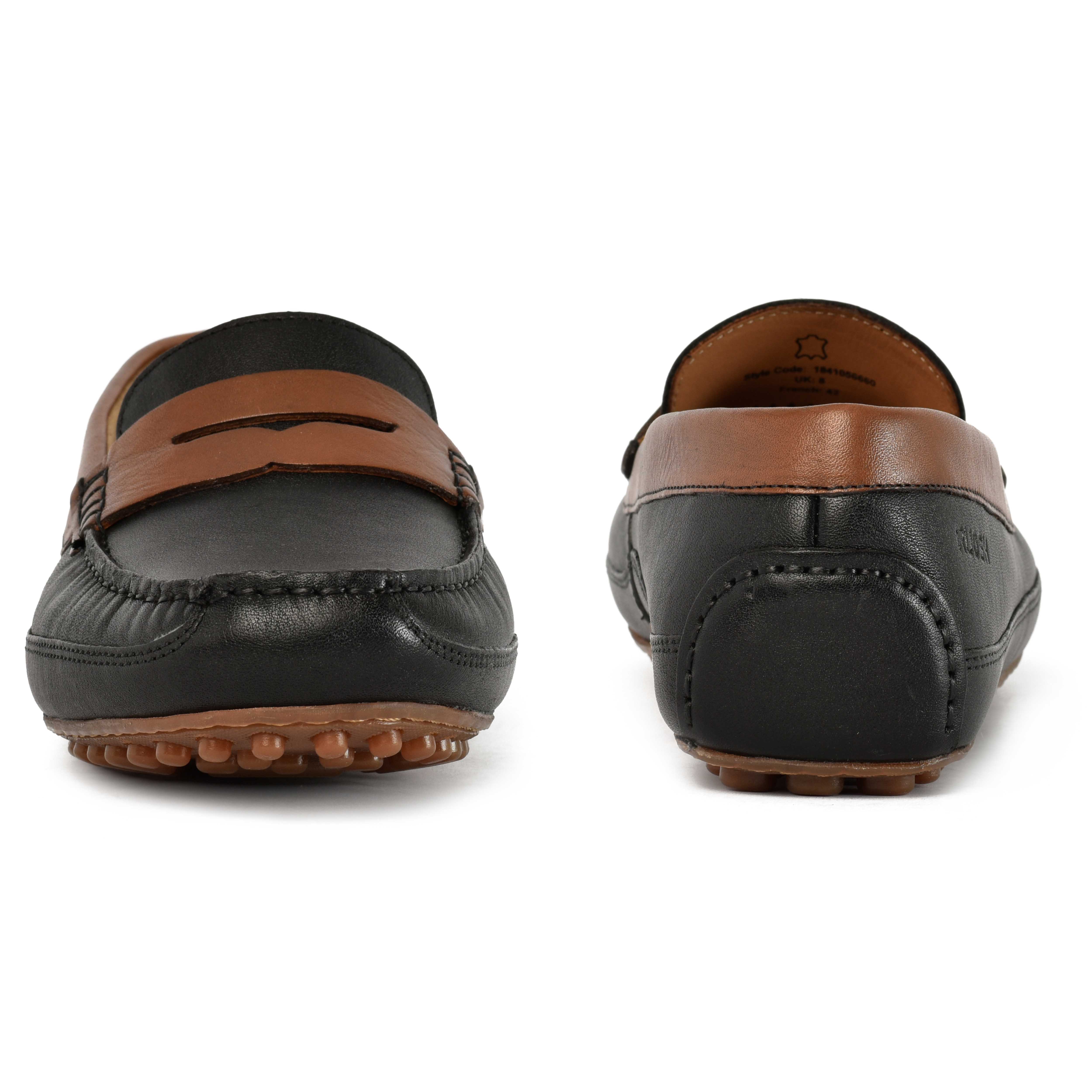 The Oman Ruosh Men Black Casual Loafer