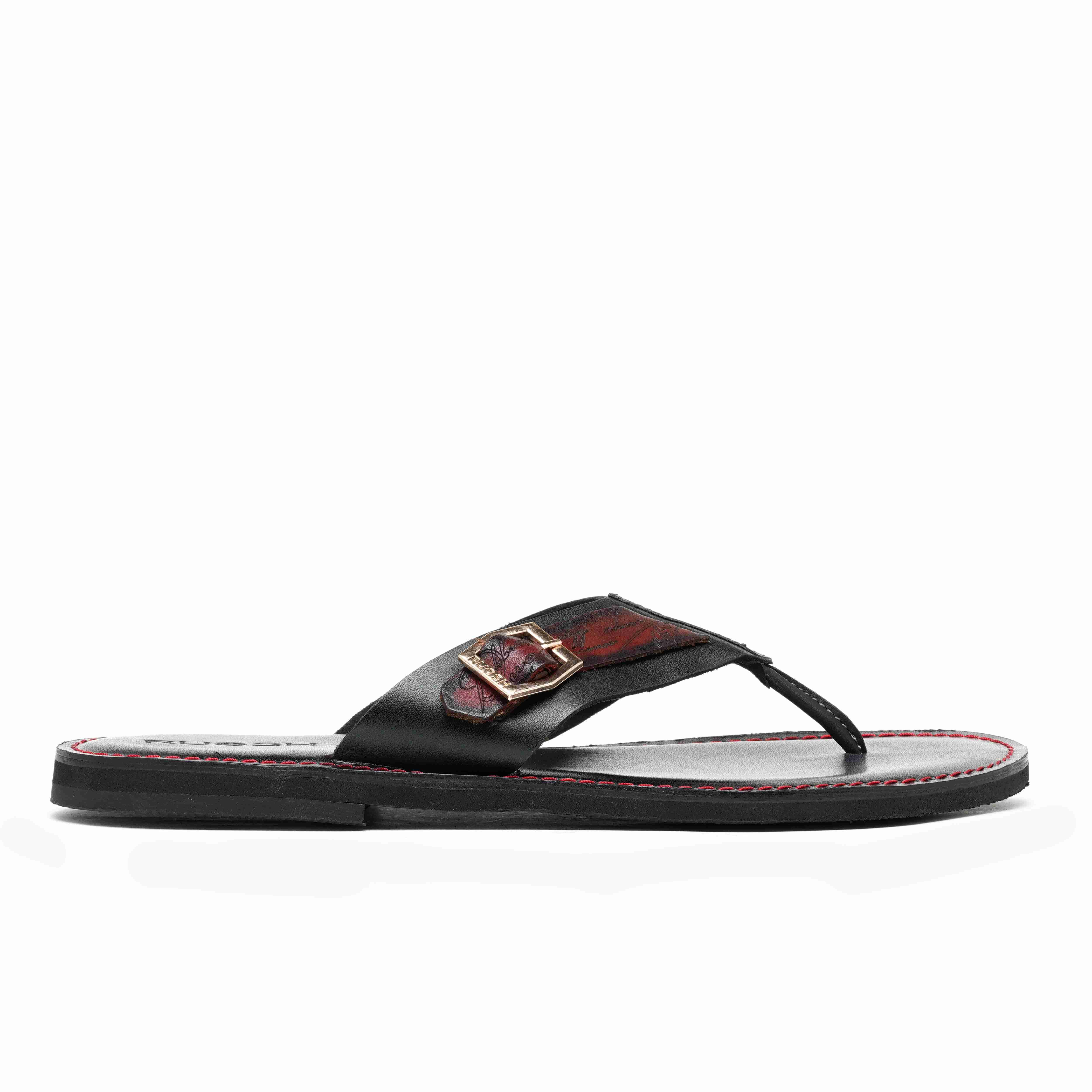 The Pisa Ruosh Men Black Slipper