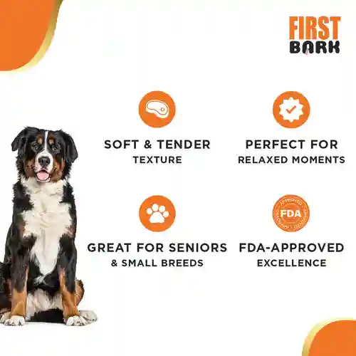 First Bark Chicken Slice with Cheese Jerky Dog Treat