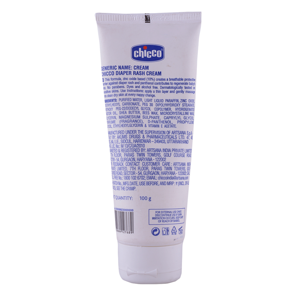 CHICCO DIAPER DIAPER RASH CREAM 100GR INDIA
