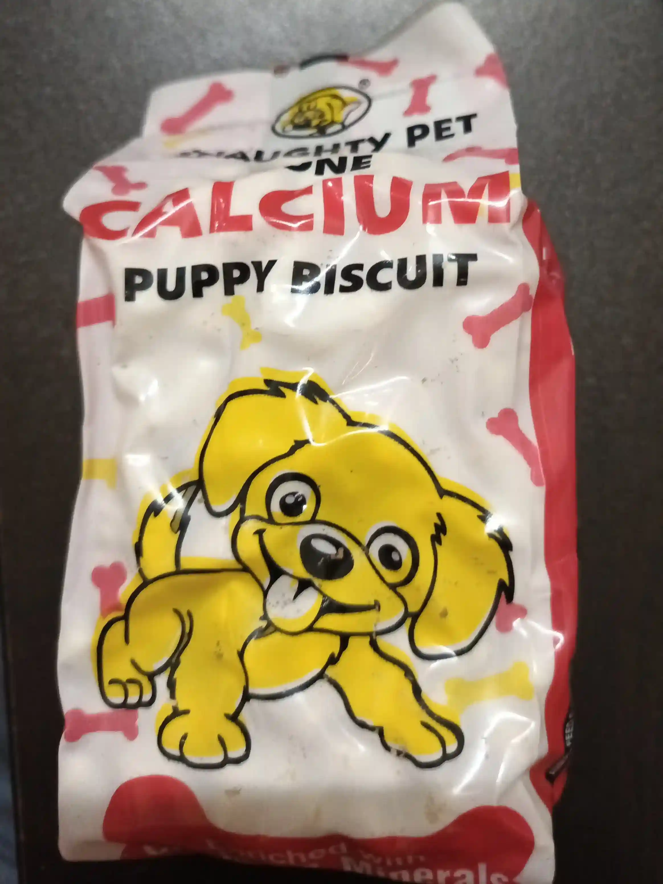 Naughty Pet Calcium Puppy Biscuits For Dogs 100g