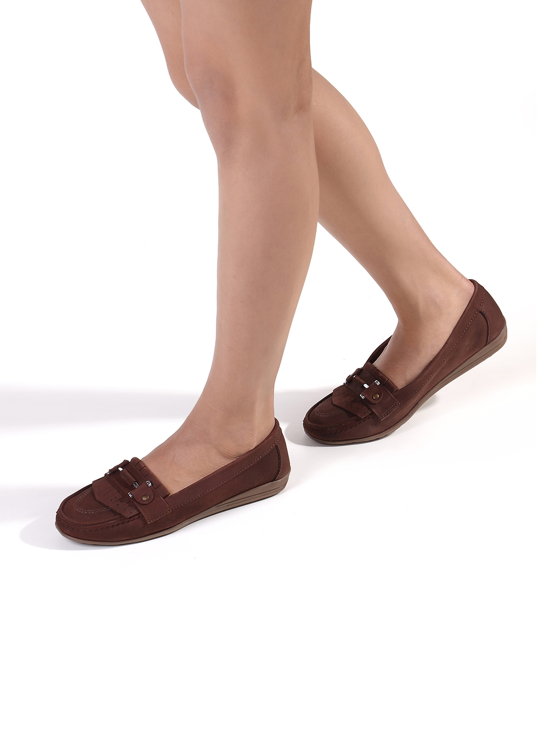 CATWALK | Pure Leather Fringed Loafers