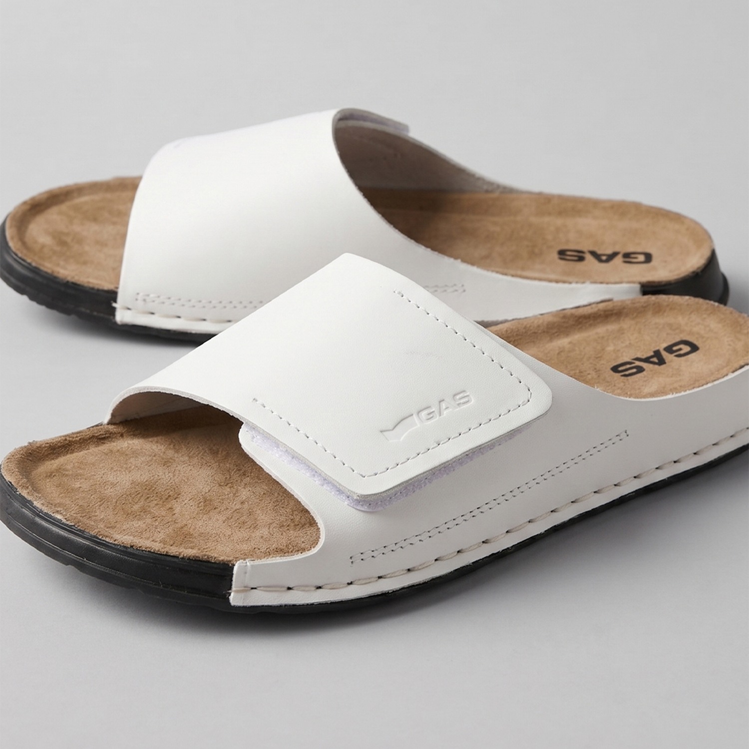 Men Aeroflusso White Slides