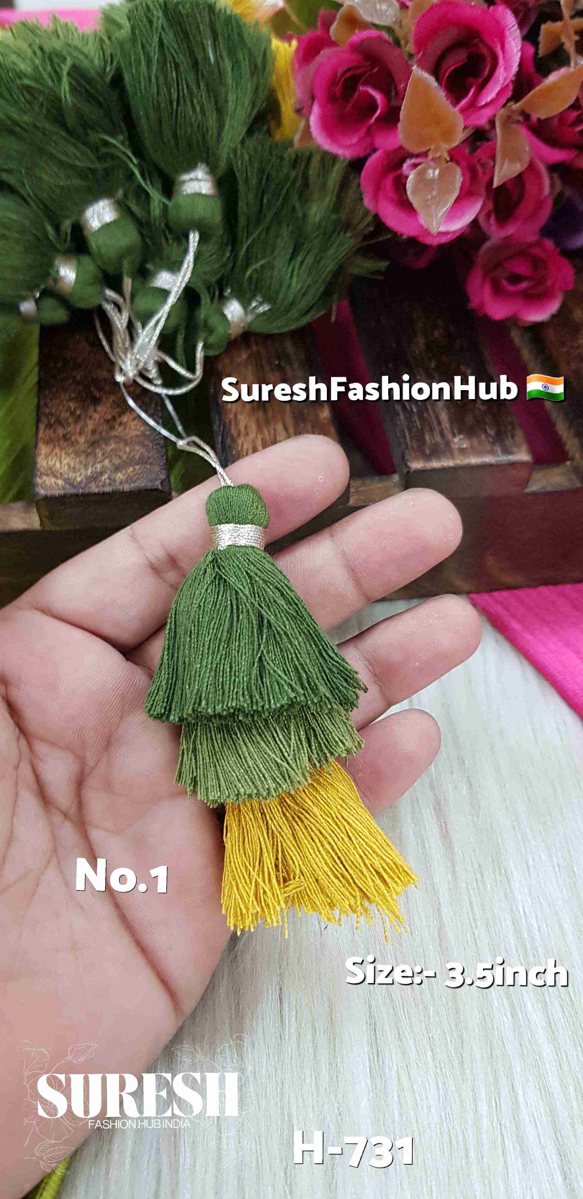 Twilight Fusion Thread Tassel – Color No 1 : H-731