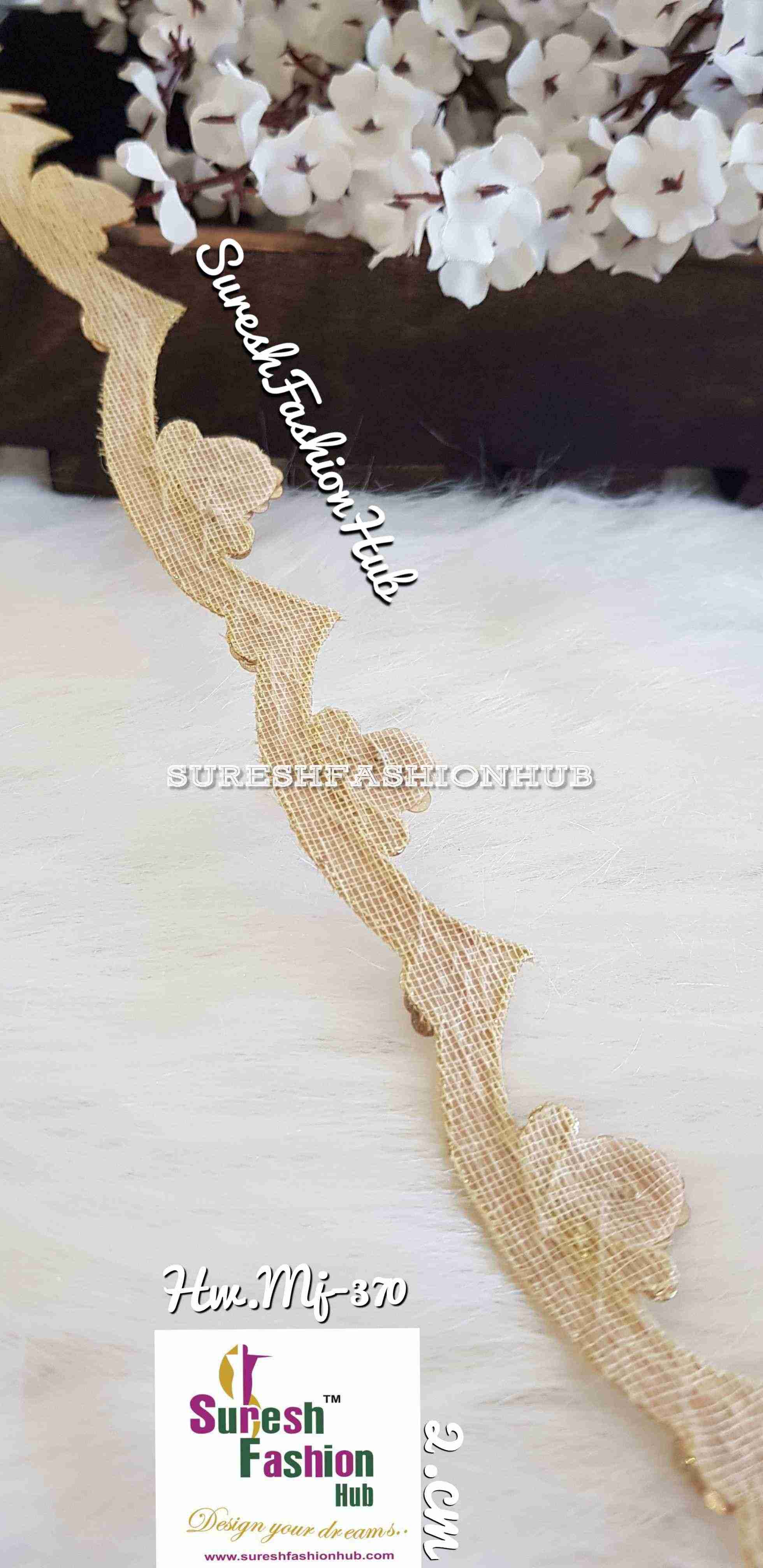 Handmade decorative Water Gold With Mirror Ribbon