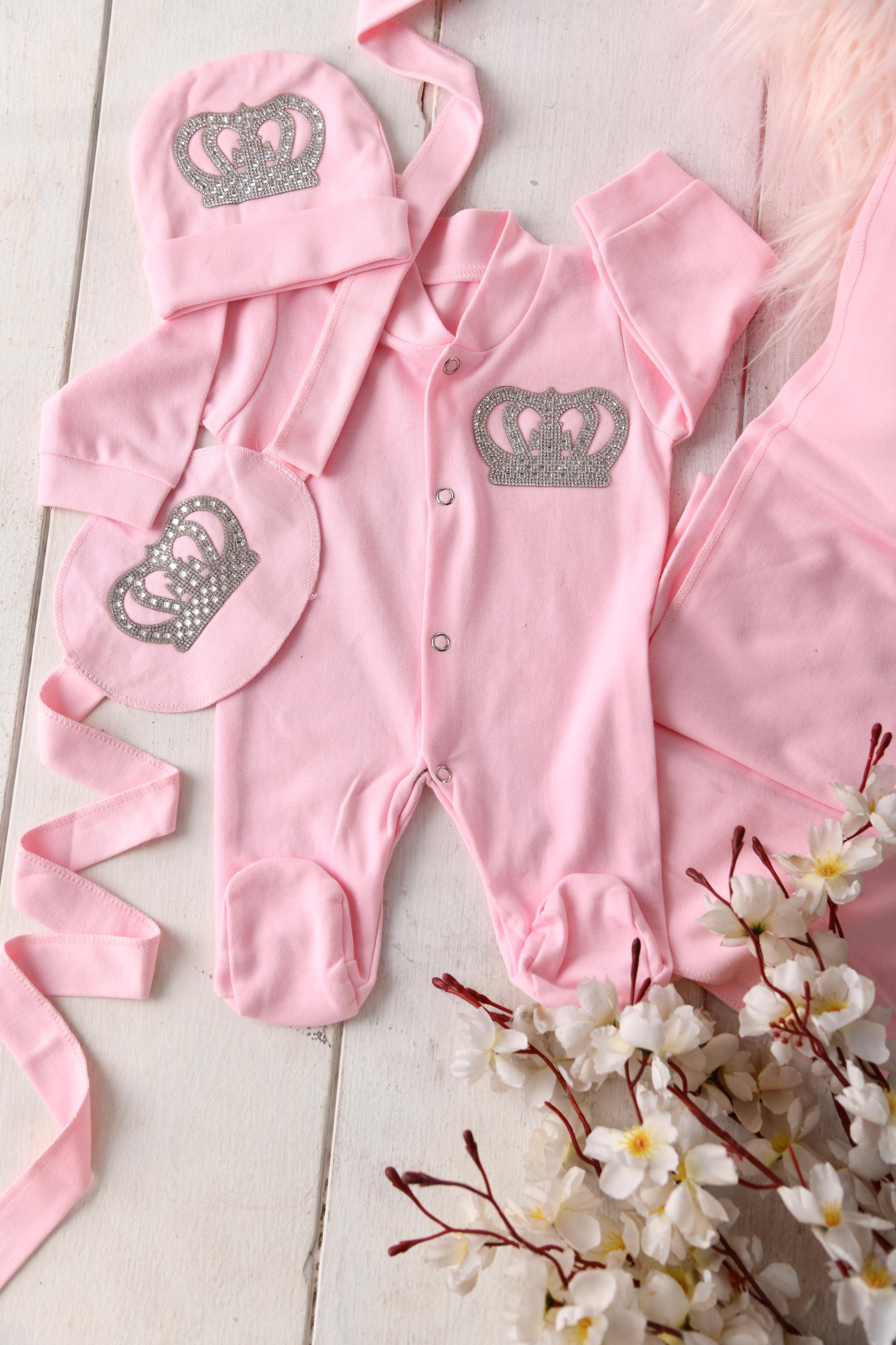 Blossoming Crown Romper Set