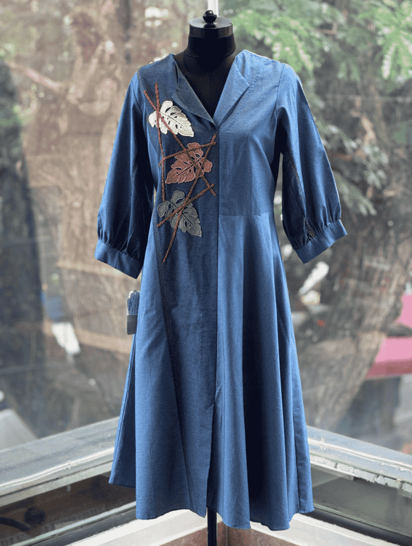 Denim Tunic with embroidery