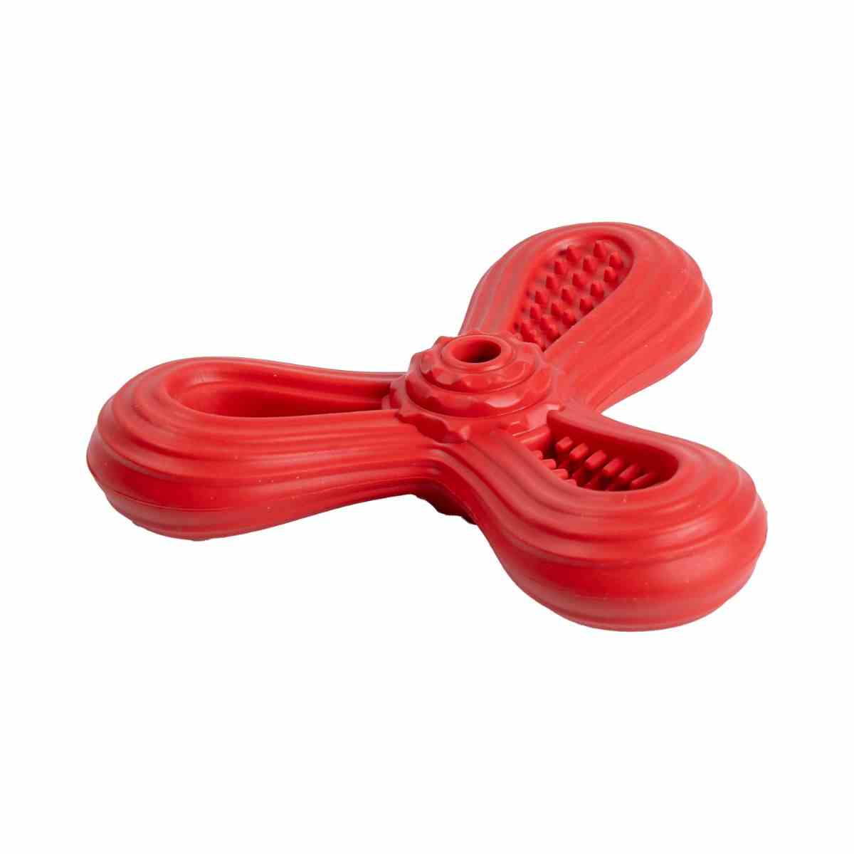Ezra Play Triangle Dart - Red Rubber Toy