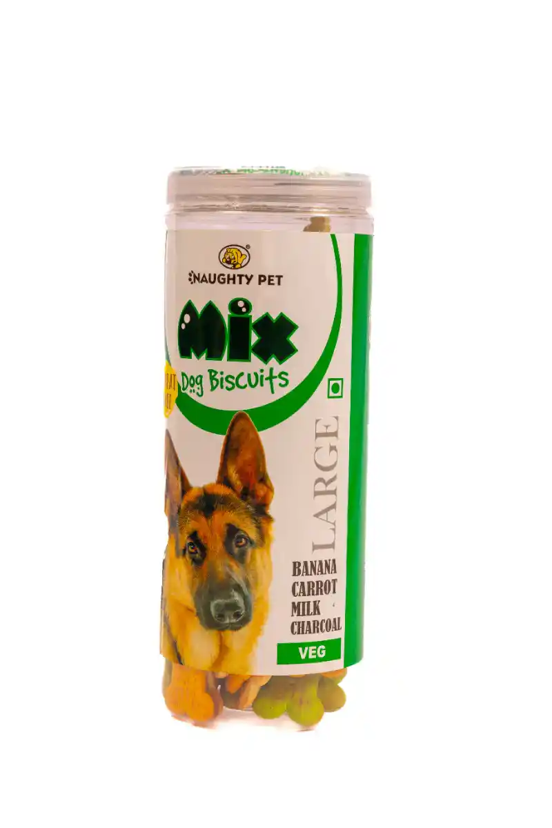 Clearance Sale | Naughty Pet Mix Veg 500 Gm - Large – (Best Before Sep’26)