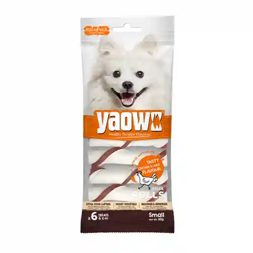 Gnawlers Yaowo Stick Roll Dog Treats (2.5inch)