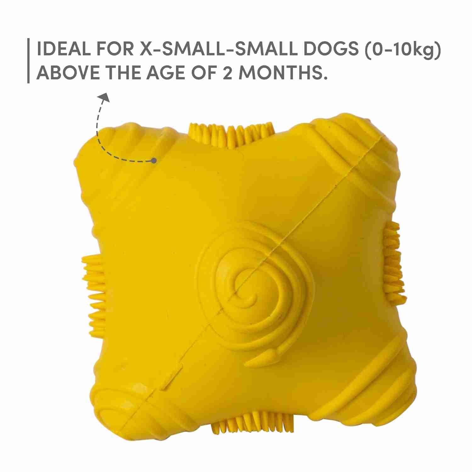Barkbutler Just A Snitch Yellow (5x4.5x4.3 cm) Toy for Dogs