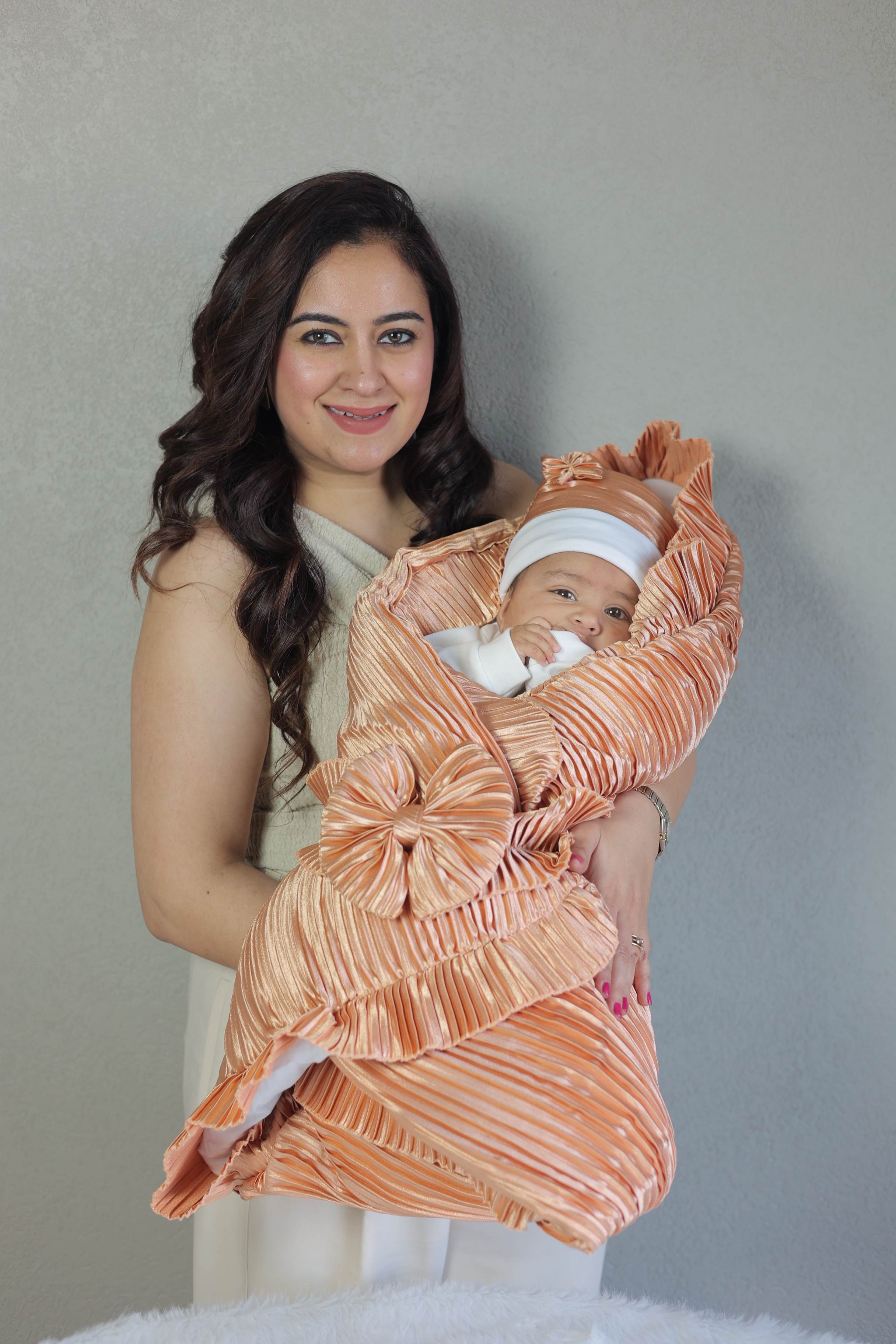 Golden Embrace Baby Drape Set