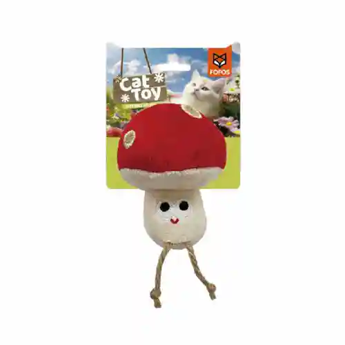 Barkbutler Fofos Mushroom Catnip Toy for Cats
