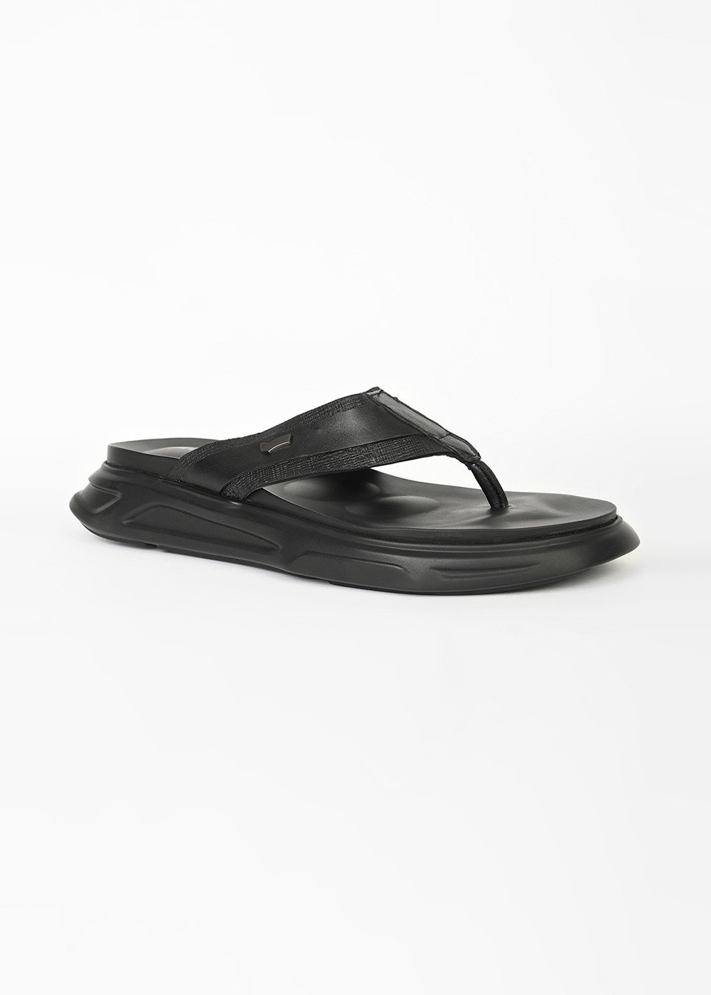 Men Black Mare Chappals