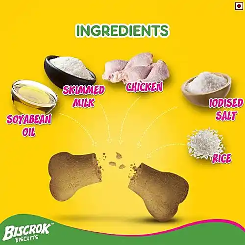 Pedigree Milk and Chicken Flavour Biscrok Biscuits Dog Treats 900g