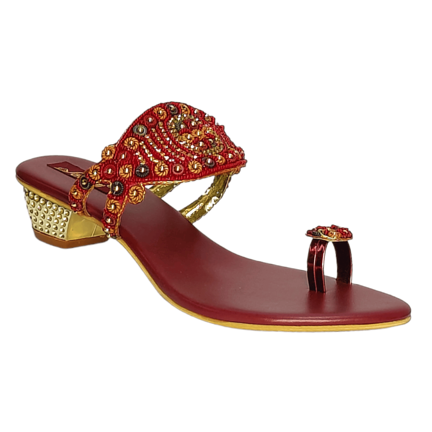 Sawadi Women Toe-Ring Heel Chappals and sandals