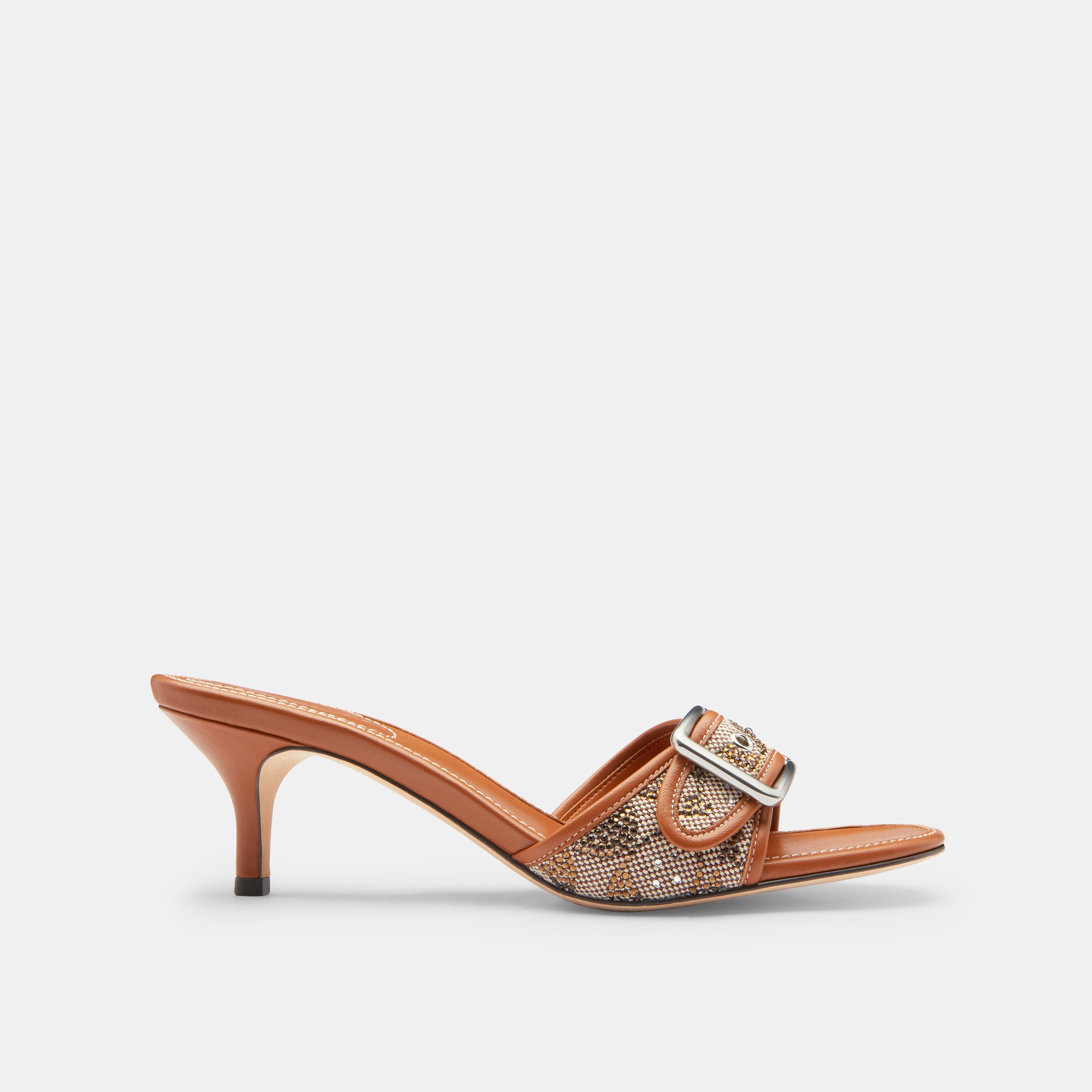 Margot Sandal In Crystal Signature Jacquard