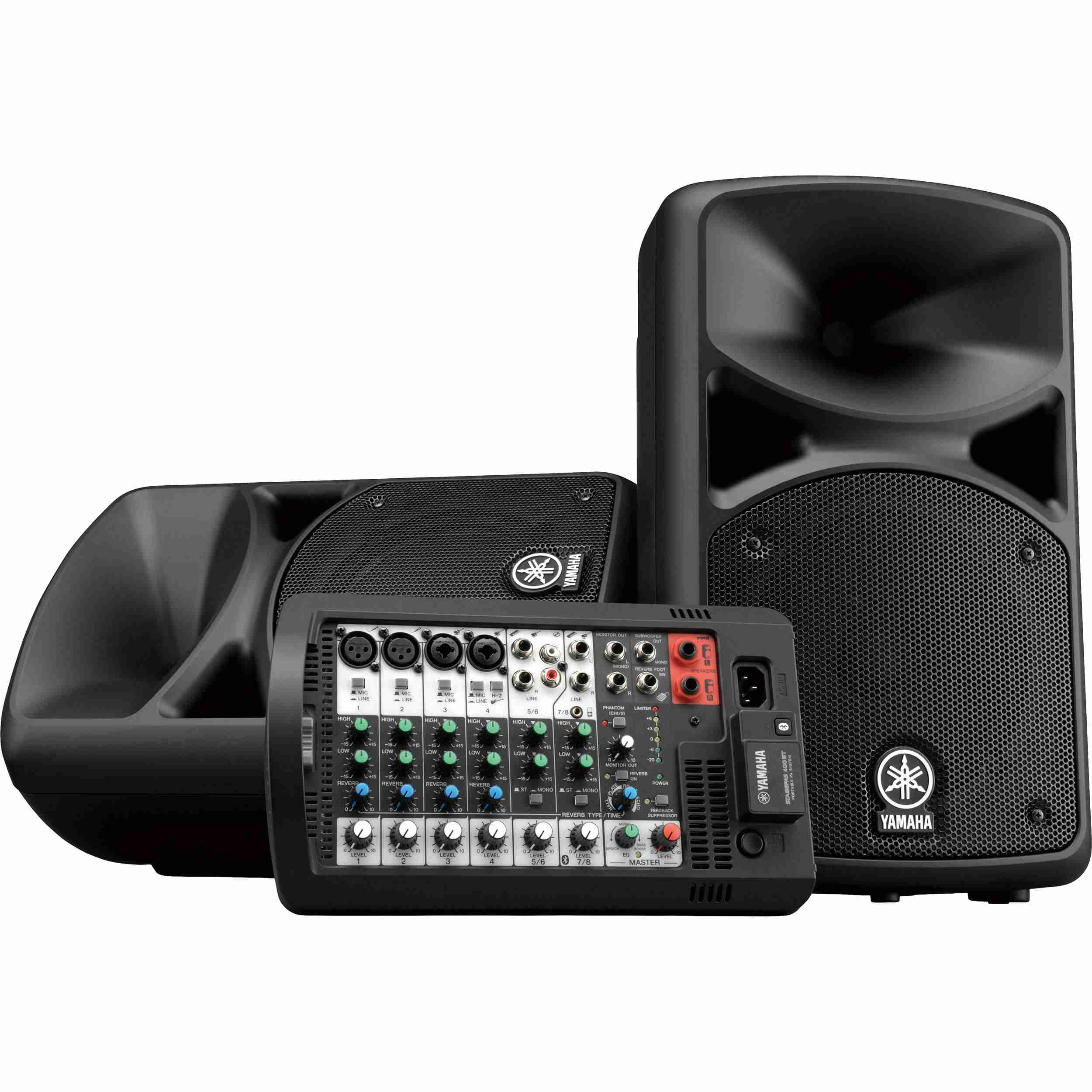 Yamaha STAGEPAS 400BT Portable PA System with 8-Channel Mixer and Bluetooth