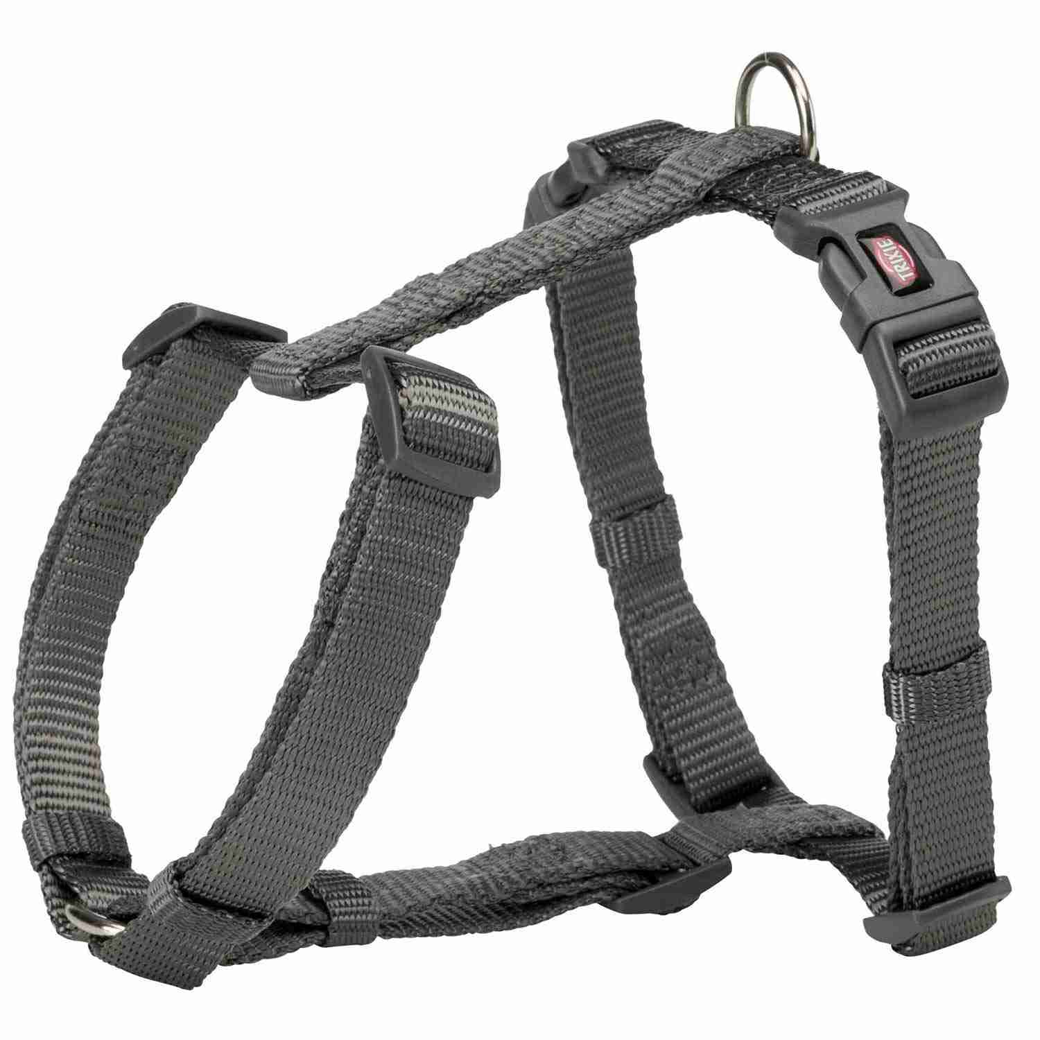Trixie Premium H Harness for Dogs, Graphite