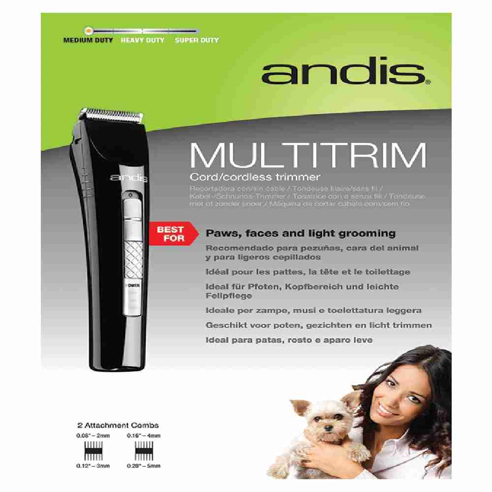Andis Multi Trim CLT Cord/Cordless Trimmer for Dogs and Cats