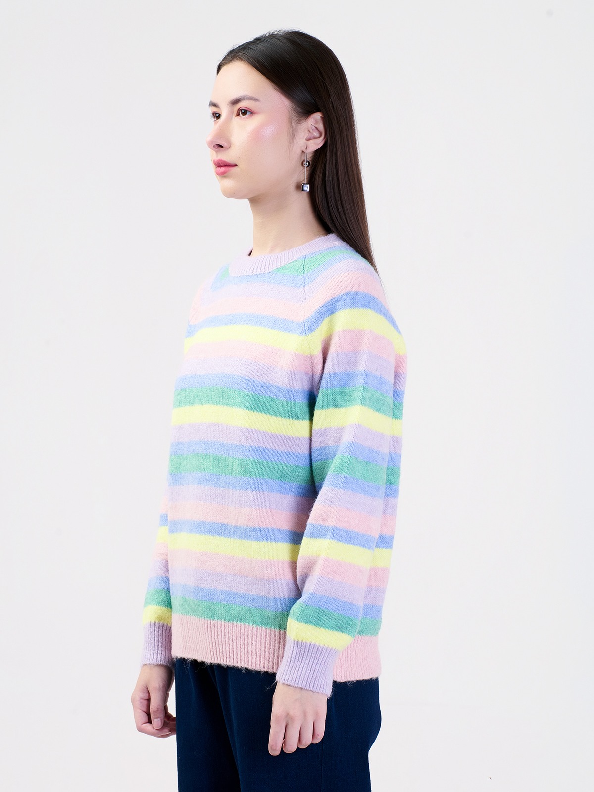 ALBION LADIES PURPLE TOP (WOOLEN)