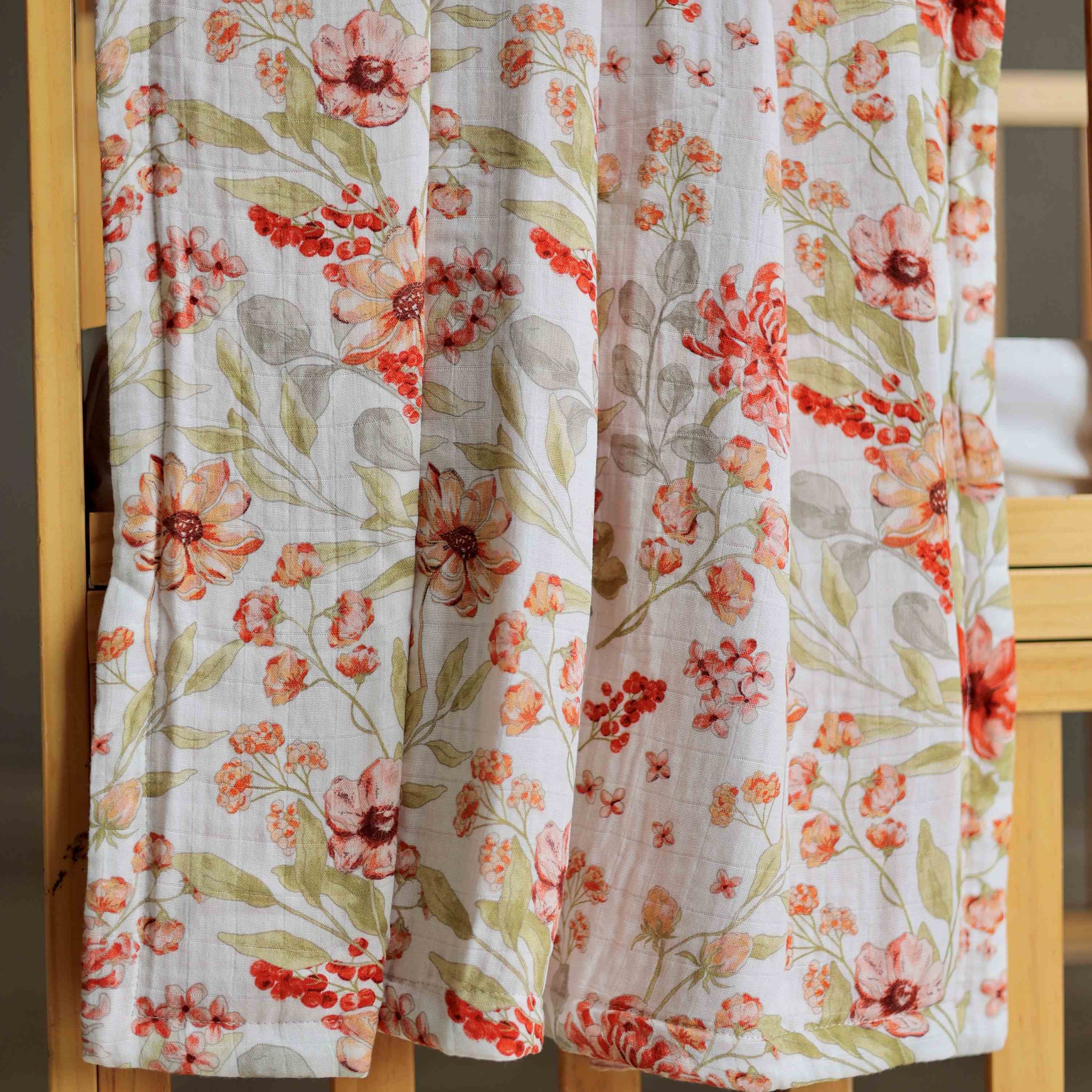 Blossom Dreams Muslin Blanket