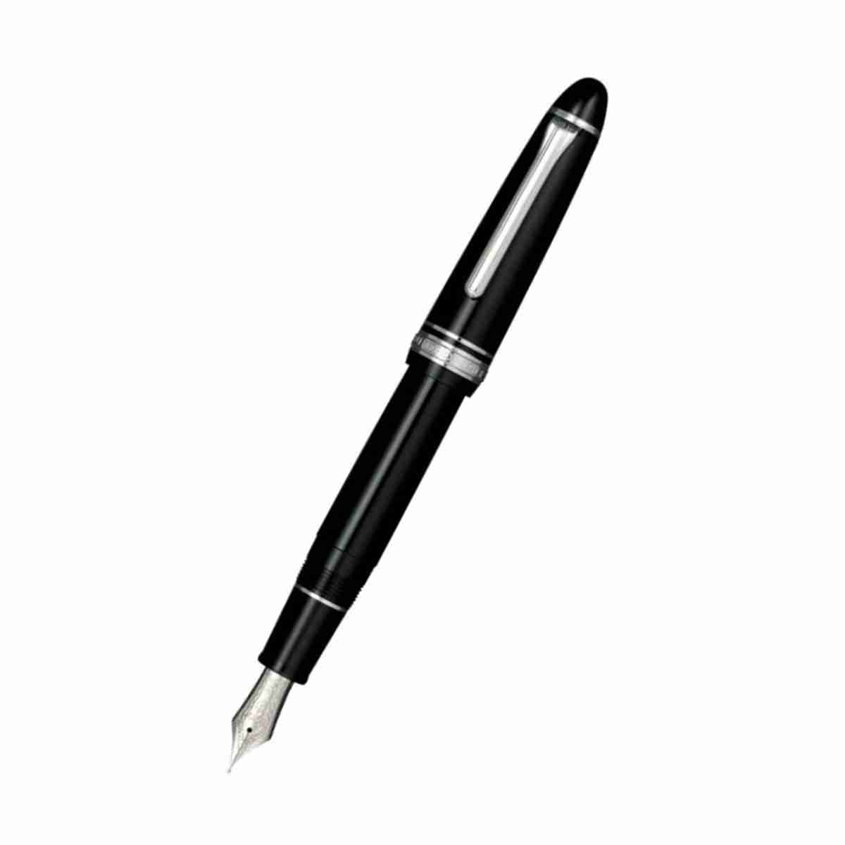 Sailor 1911 Large Fountain Pen (21K Broad) Black with Rhodium-plated Trims