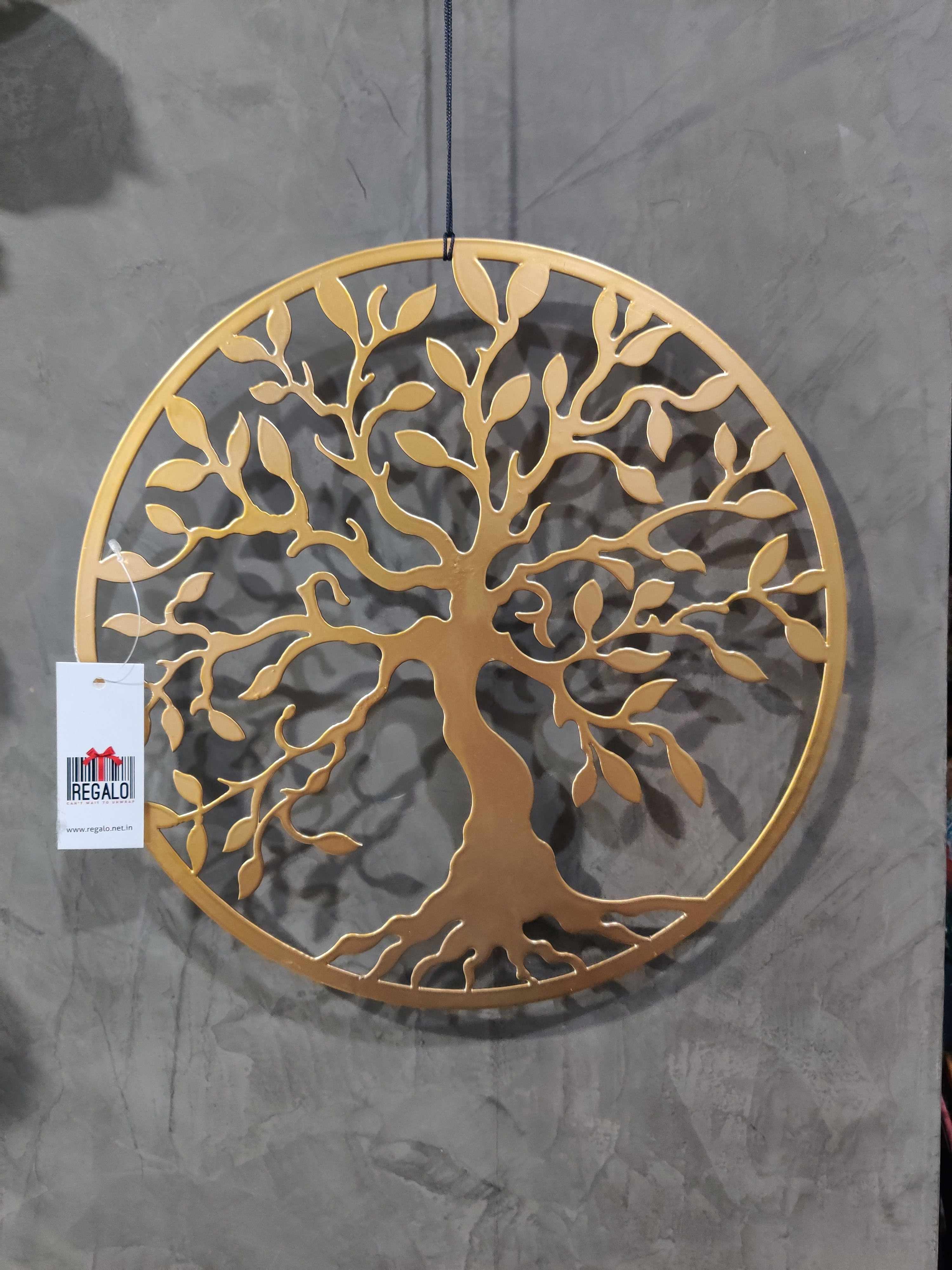 Tree of Life Handcrafted Metal Wall Art -12"