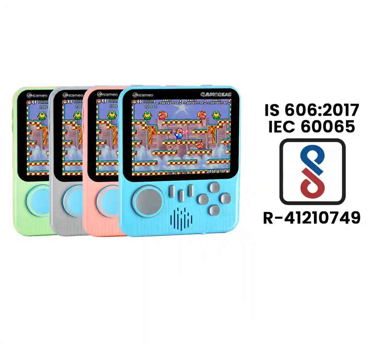 Sameo Gamegear Handheld Retro Mini Video Game Console, 666 Classic