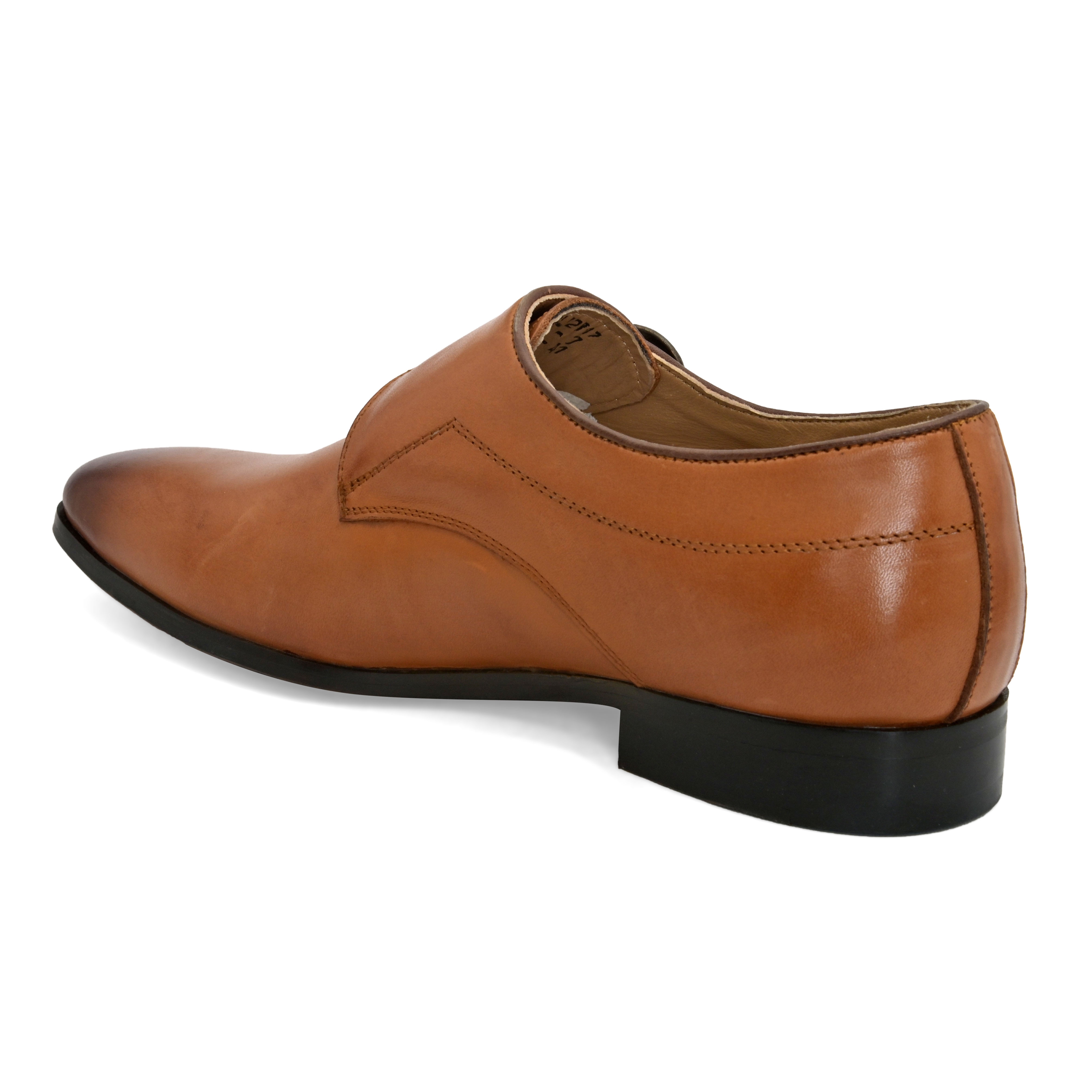 San Frissco | San Frissco Men Genuine leather Foreign Tan Monk Shoes 2