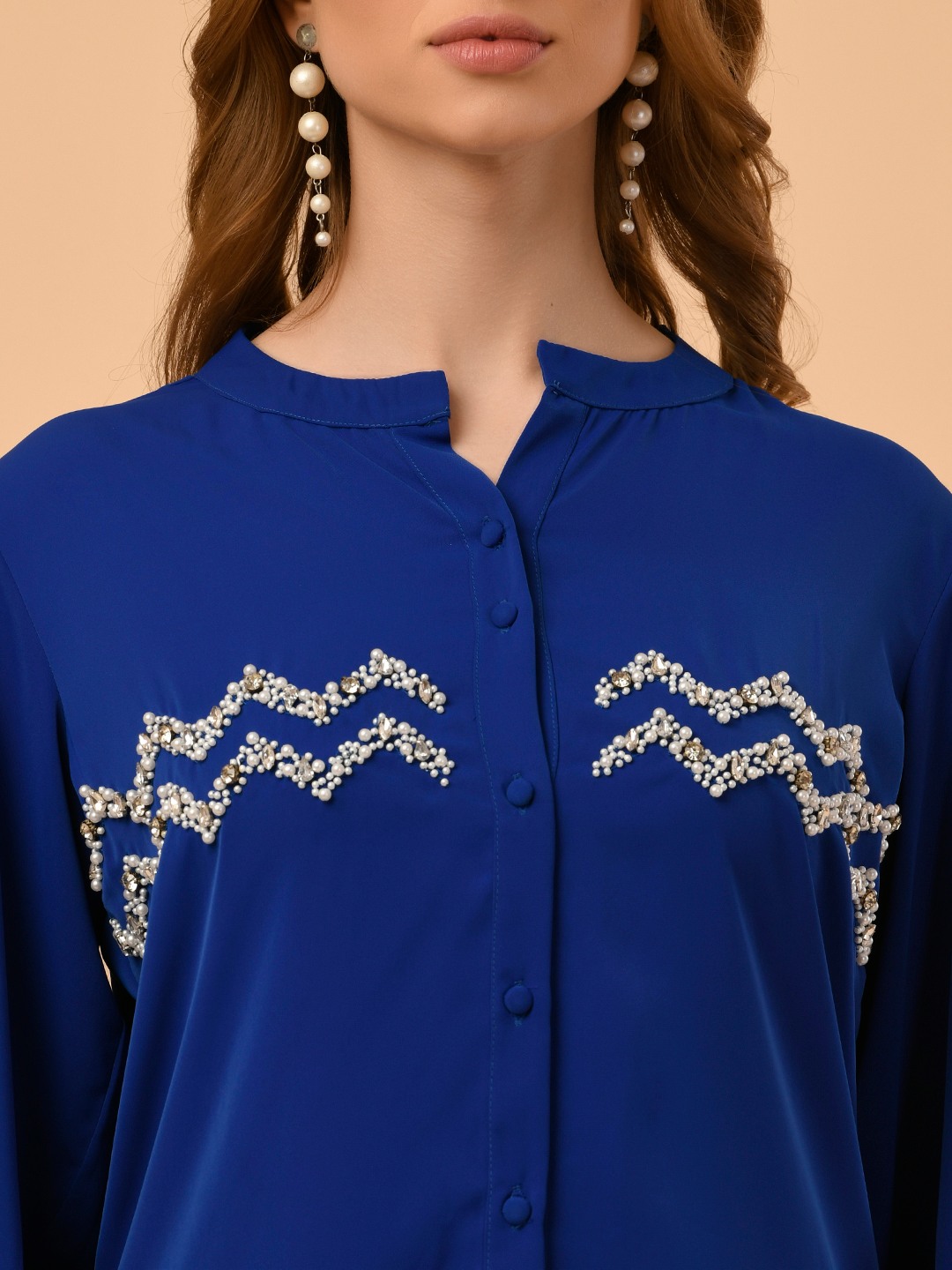 ALBION SMART LADIES BLUE TOP